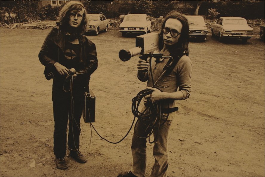Donald Janssen and Rien Hagen of Meatball video group that shot the Changes performance. Rien Hagen eventually became director of the Amsterdam Film Museum.