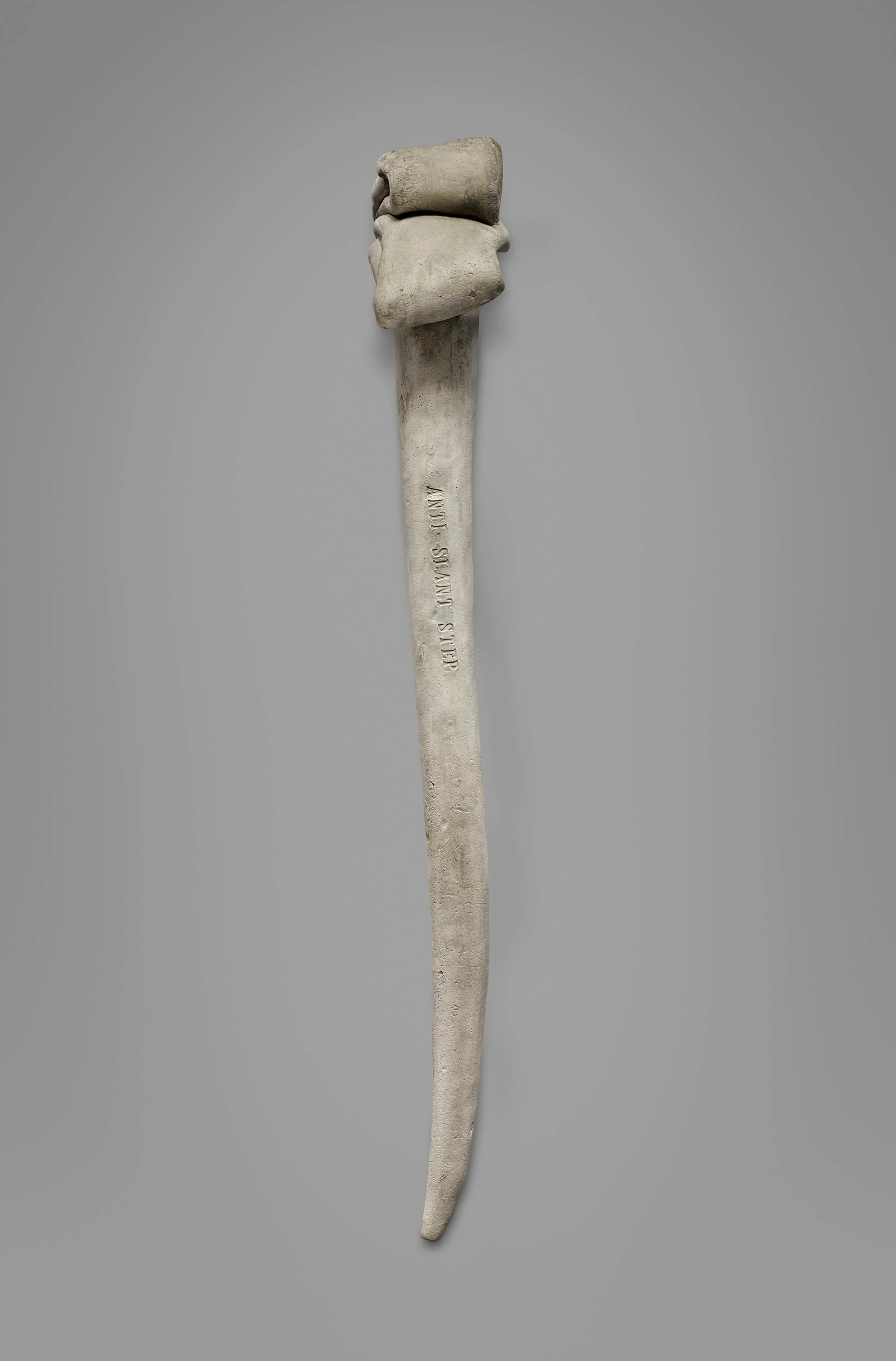 The Anti Slant Step, 1966, stoneware, 37.5" x 4.5" x 6.25", Yale University Art Gallery, John P. Axelrod Collection 