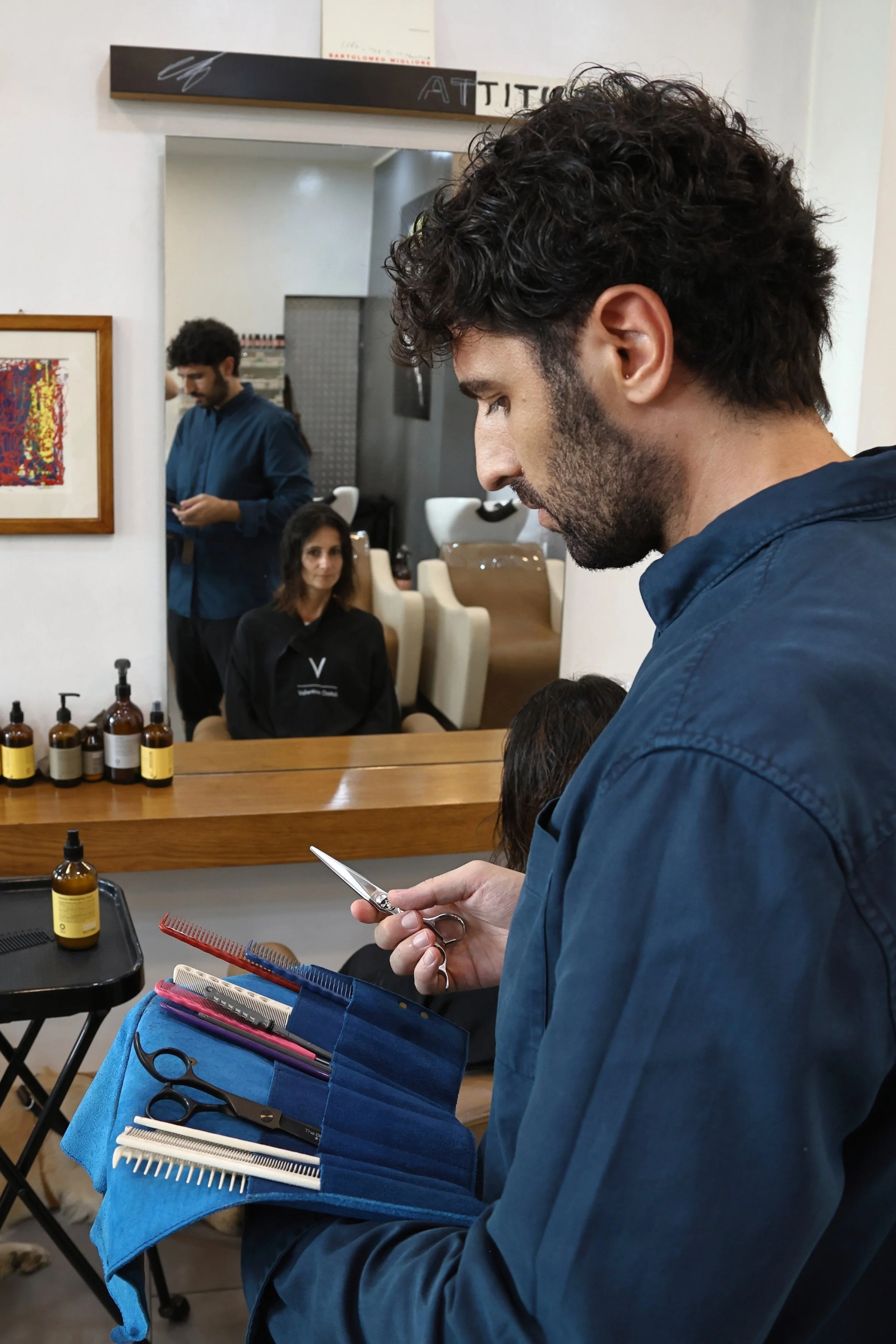 parrucchiere a Moncalieri nel suo studio indipendente
