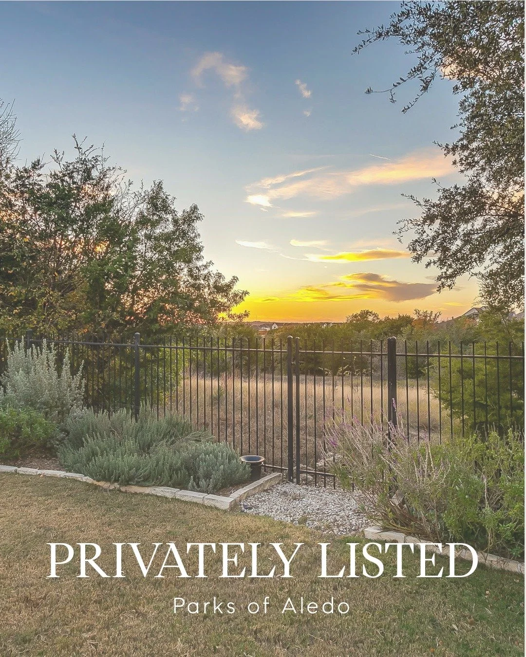 New private listing in Parks of Aledo 🌳

This home sits on one of the neighborhood&rsquo;s most sought-after lots, backing to the greenbelt and trail system - quiet, scenic, and hard to come by.

The kind of setting that makes you pause.
The kind of