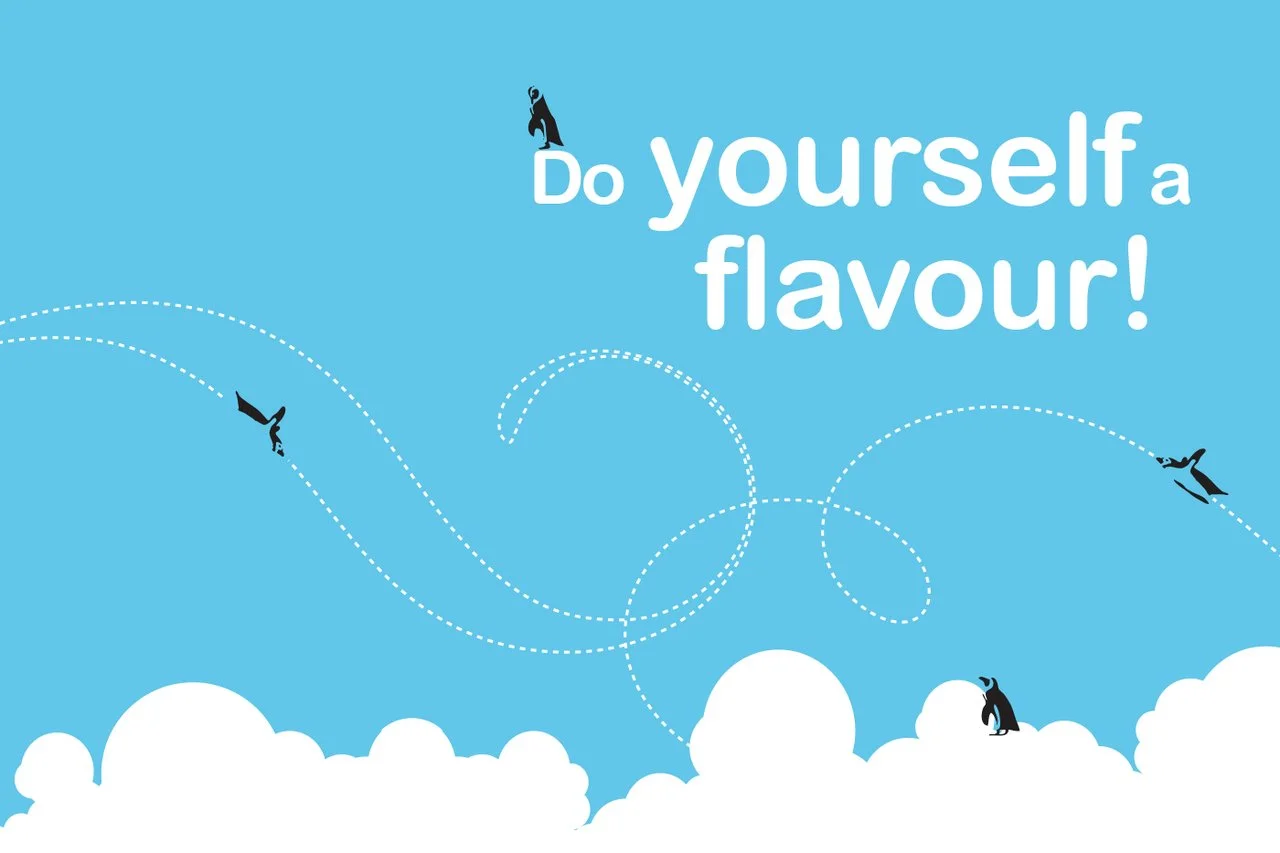Wall decal for penguin kiosk at London Zoo