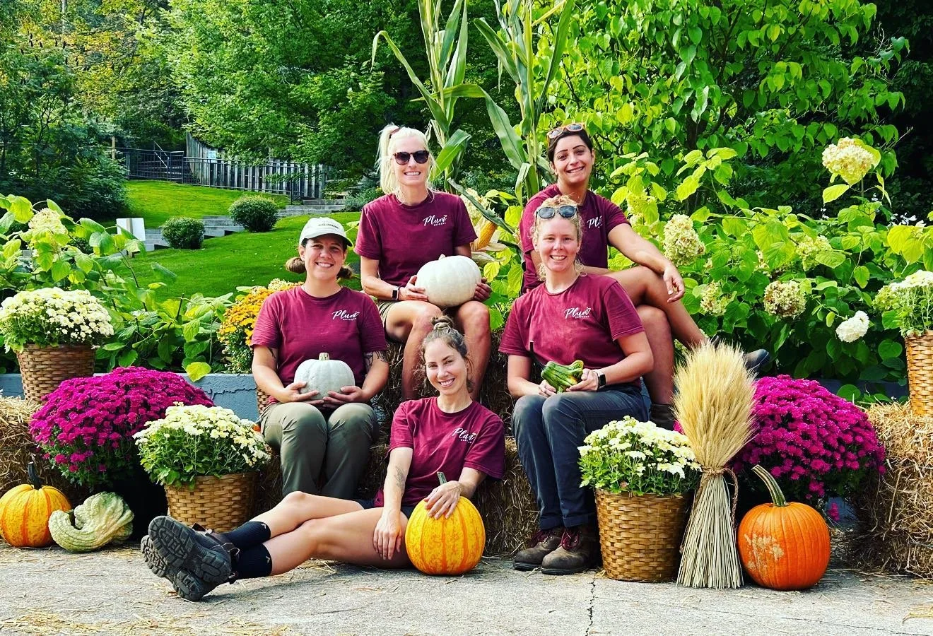 A fun start to fall! Bracing ourselves for the cleanups to commence.
Happy Thanksgiving from the Plum Family 💜