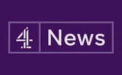 Logo of Channel 4 News with purple background