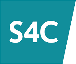S4C logo on teal background