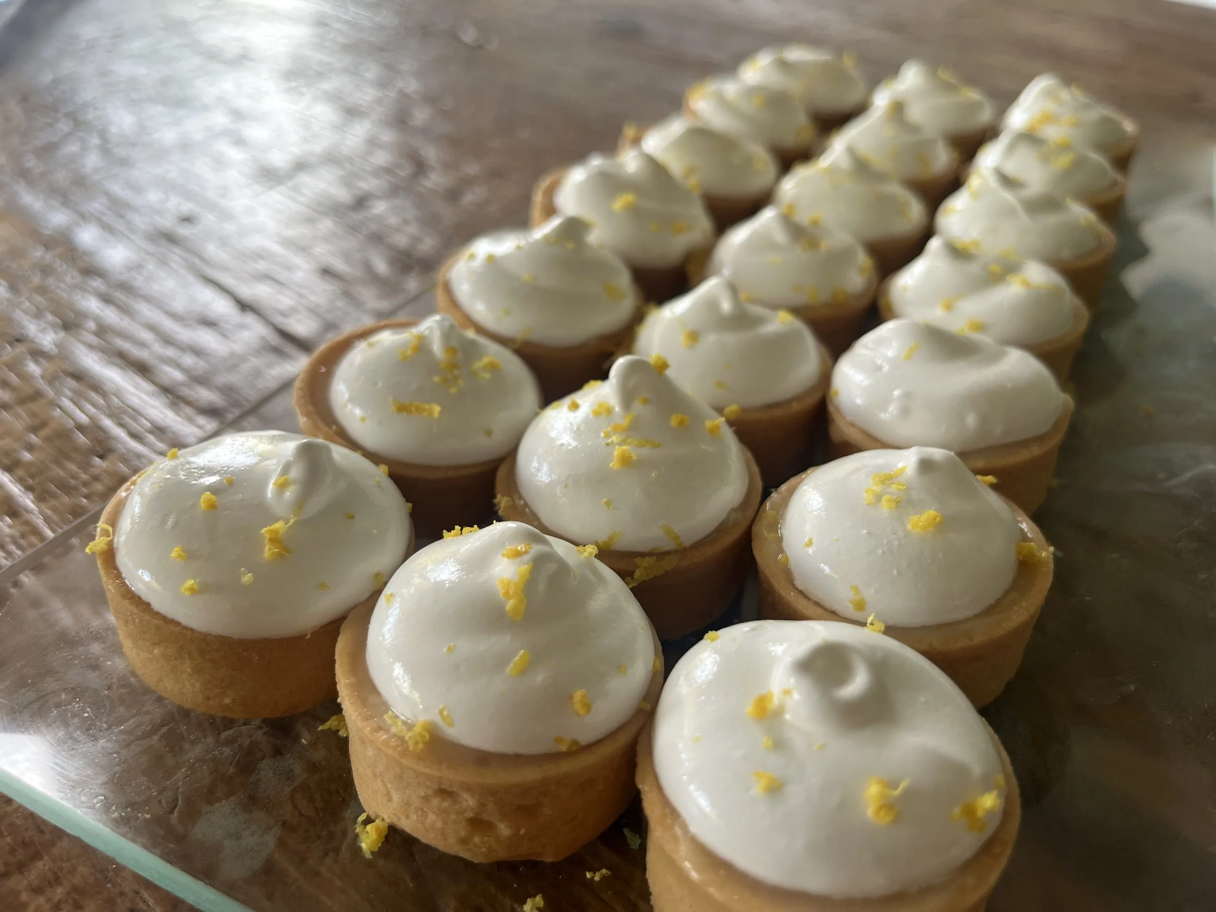 Tartaletas de limon y merengue