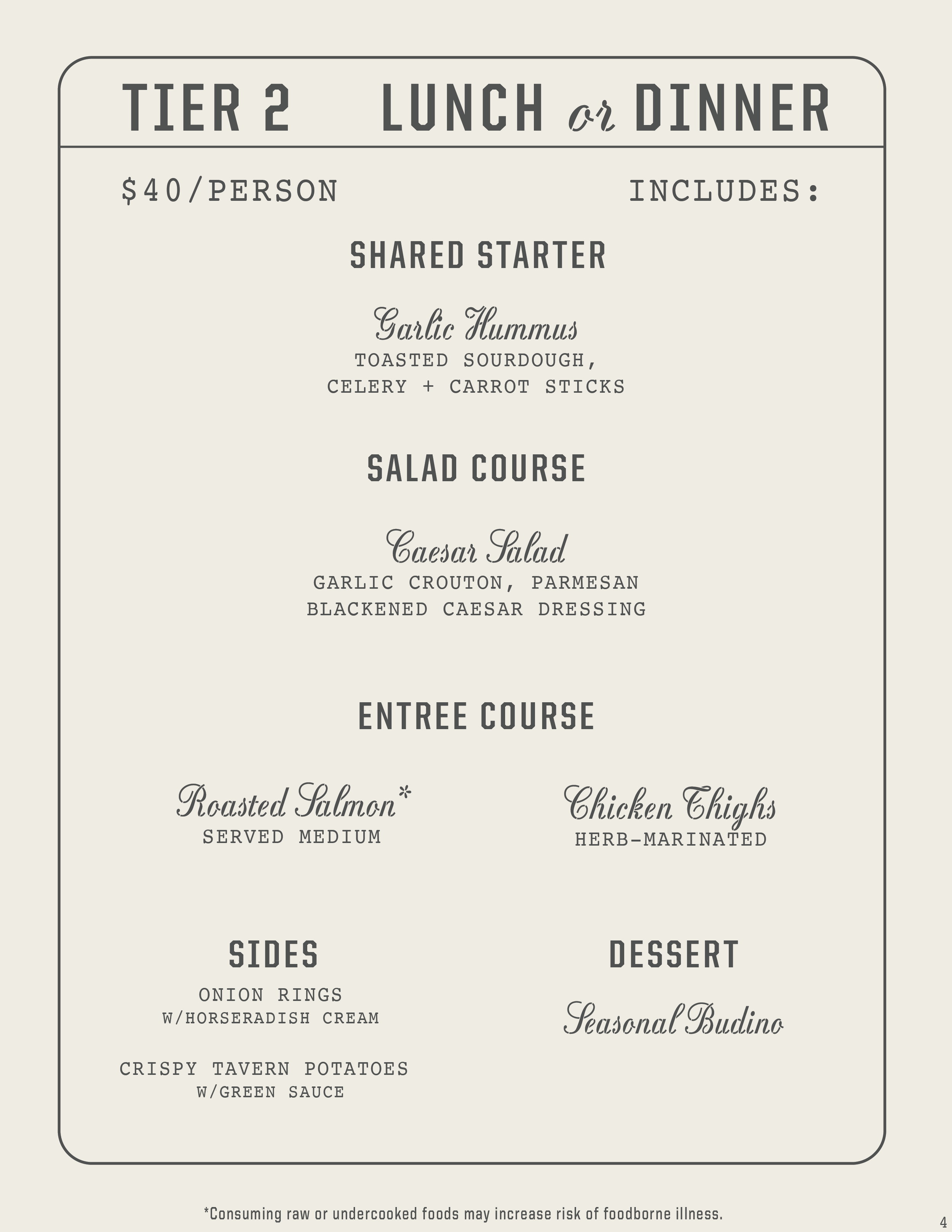 This private events packet is designed to succinctly highlight Butcher & Brew's offerings for both tiered prefix menus and bar packages. Designed in Adobe Illustrator, it is intended for both print and digital use.
