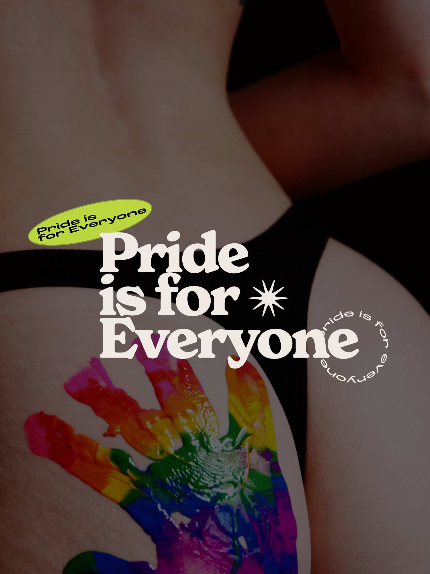 Digital asset for '22 Pride collection designed for both print and digital use