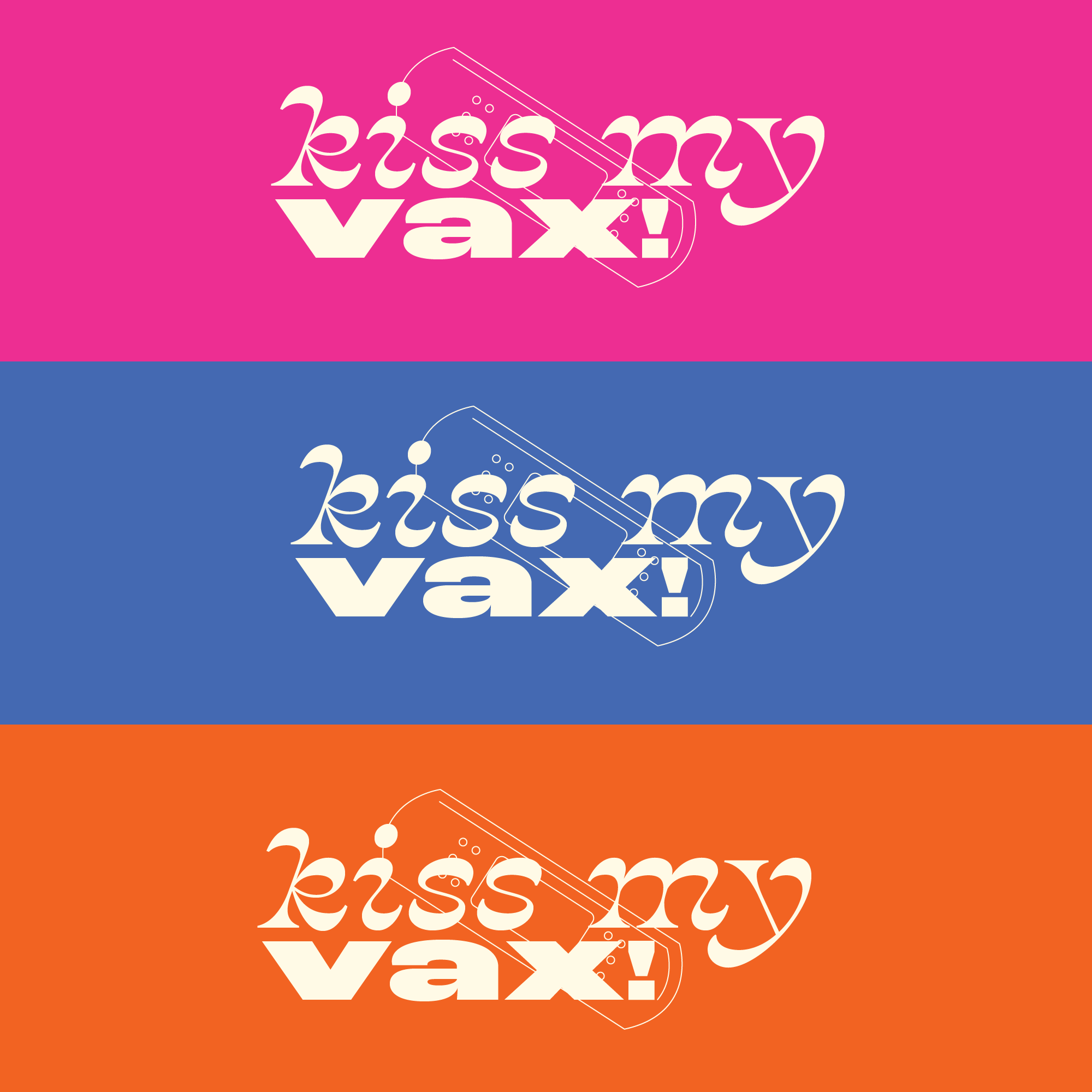 Designed for '21 COVID-19 vaccination campaign, titled "ImmunizeNation," for use specifically in merchandise campaign