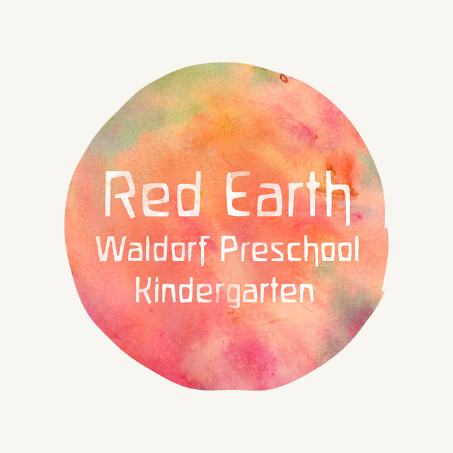 Concept logo for Red Earth Waldorf School, a kindergarten based in Sedona, Arizona that offers integrated academics and outdoor exploration.