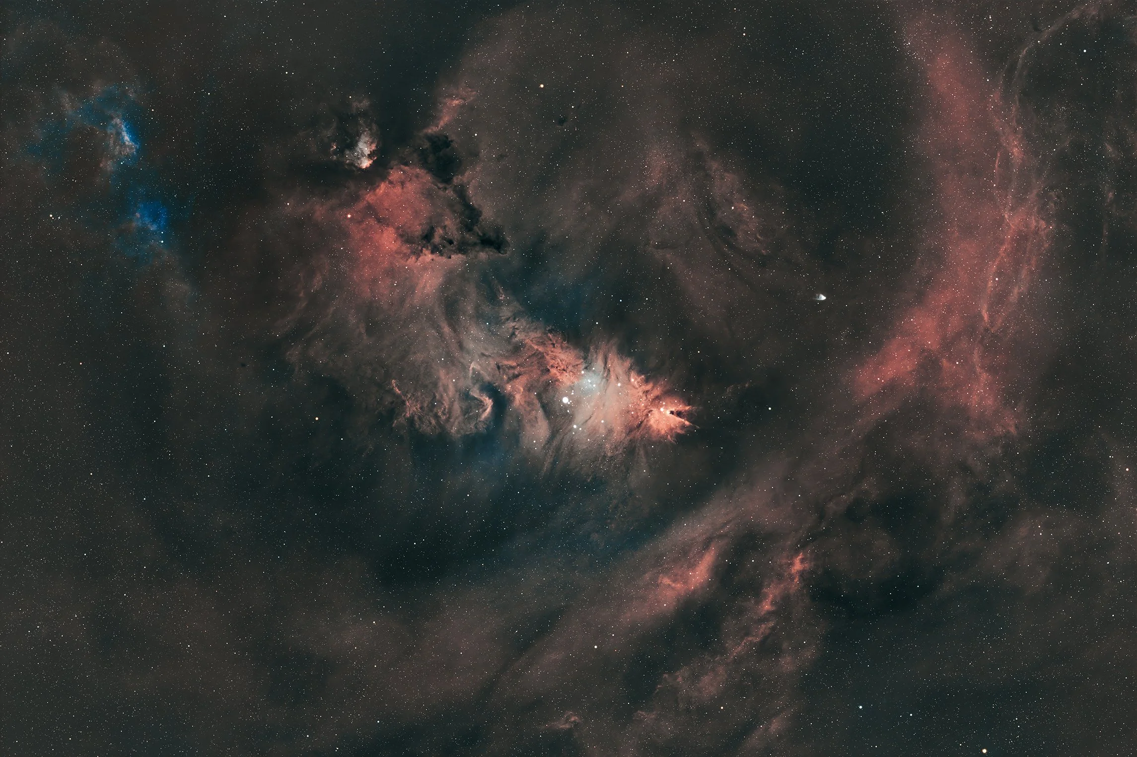 NGC2264 Cone Nebula Ha OIII