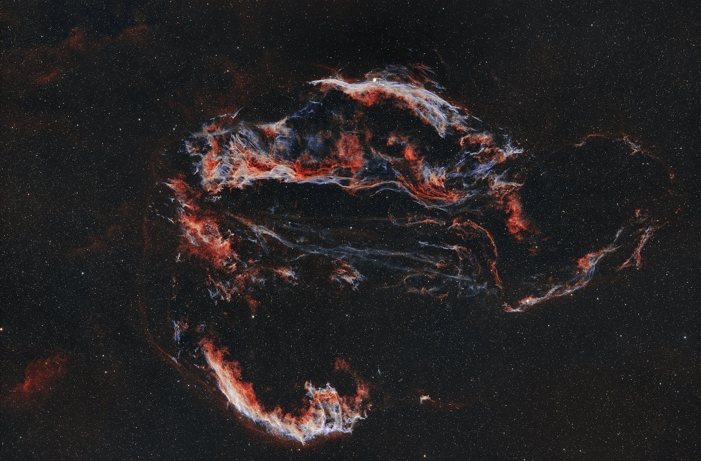 NGC6960 20260905 Veil Nebula HOO