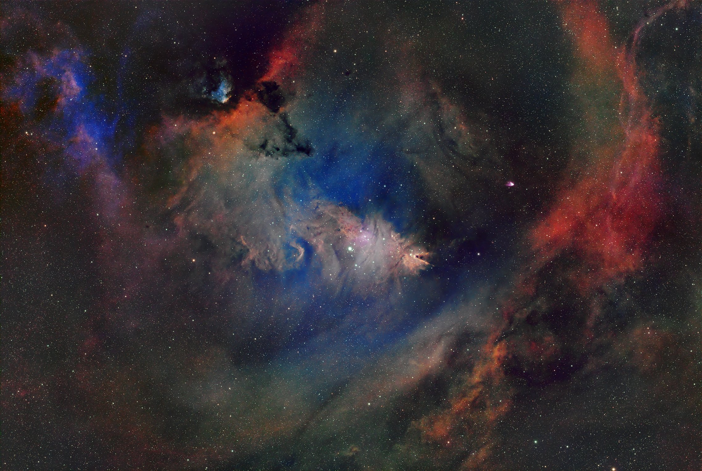 NGC2264 Cone Nebula SHO