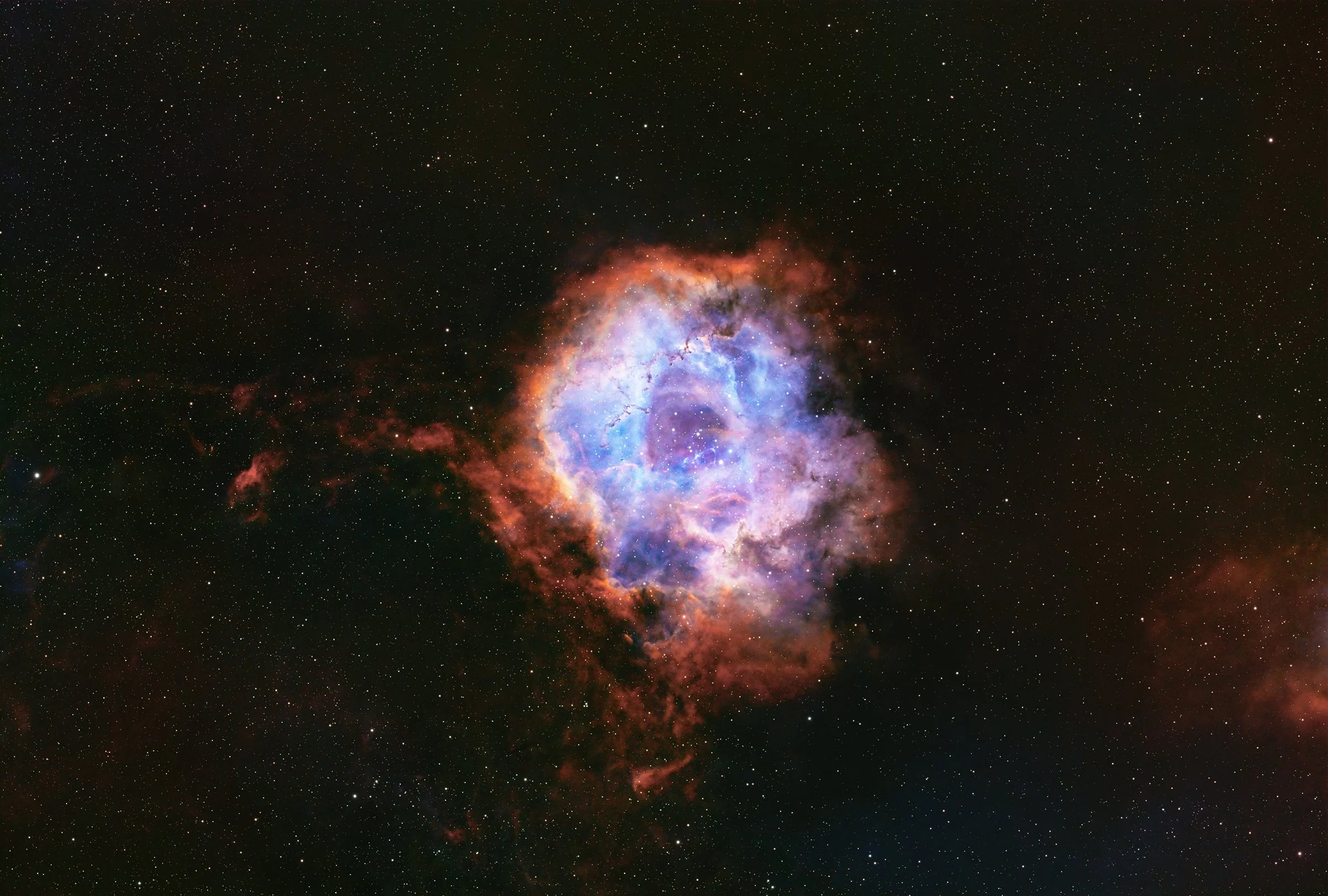 NGC2244 Rosette Nebula  SII Ha OIII
