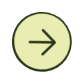 Light green circular button with a right arrow in the center