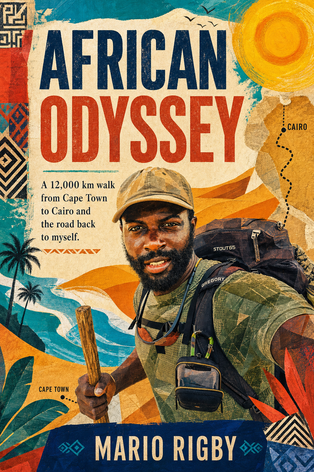 African Odyssey book cover by Mario Rigby