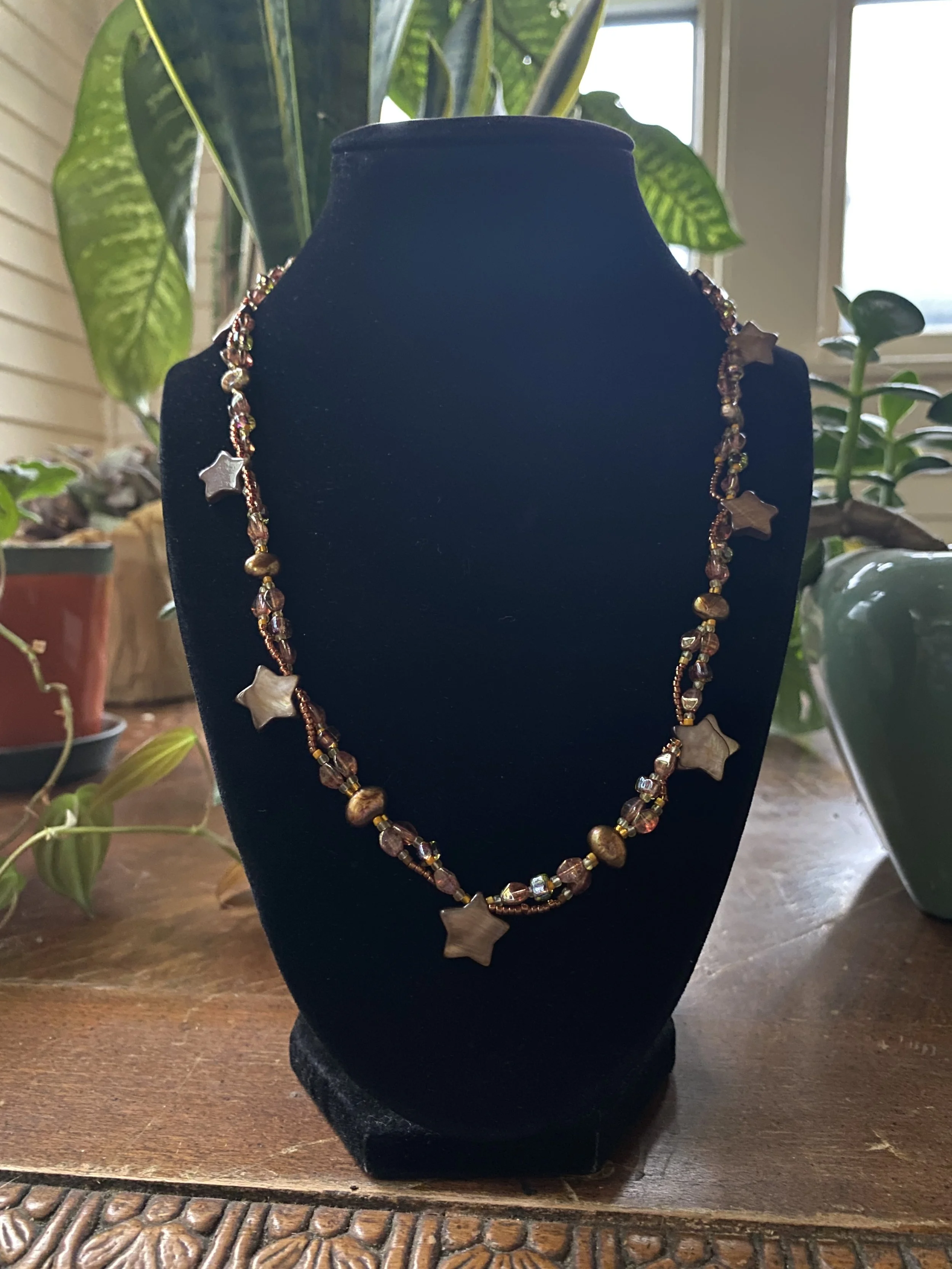 Earthy Star Necklace
