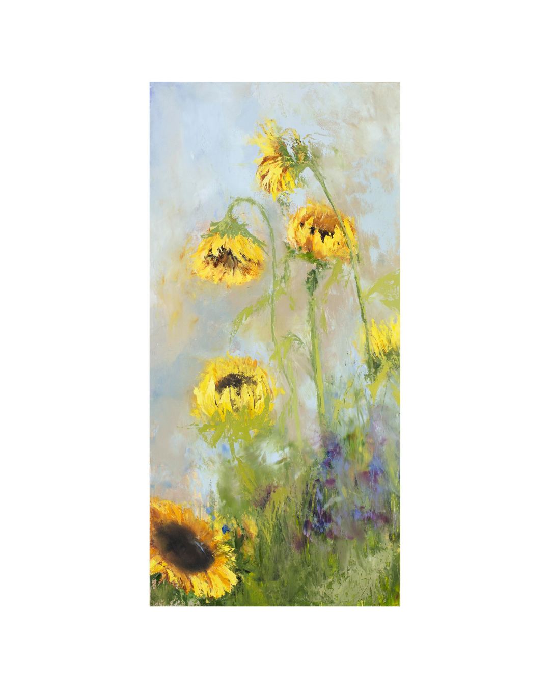 Six Sunflowers