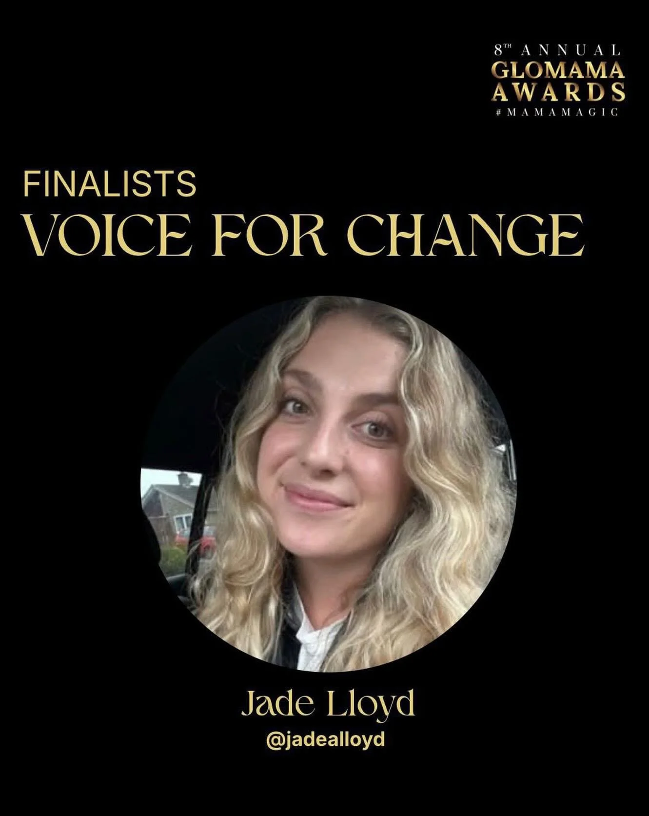 I still can&rsquo;t quite believe that I have been nominated for the Voice for Change award at @glomamauk 🥹 I&rsquo;m sat amongst some amazing women who are paving the way for our future and honestly, just being nominated is an absolute dream and ho