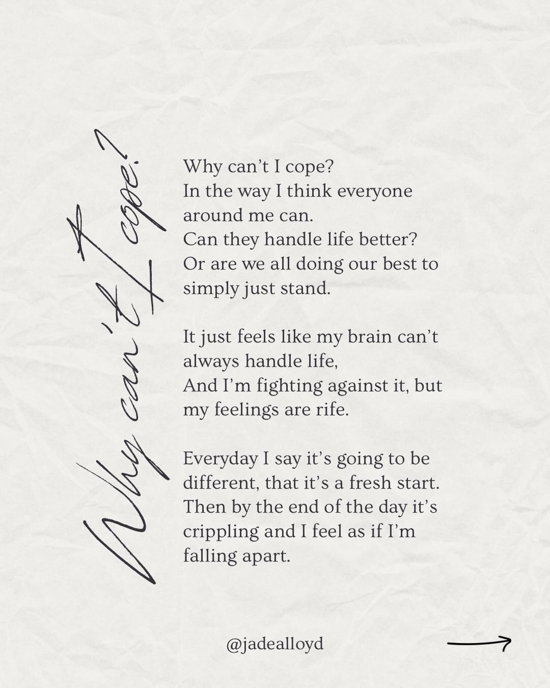 Yesterday I had a day where my feelings were bubbling over, and I could feel my anxiety and low mood creeping back in. So I decided to write about how I feel when it all feels too much. Even though it was just a blip and for the most part, I&rsquo;m 