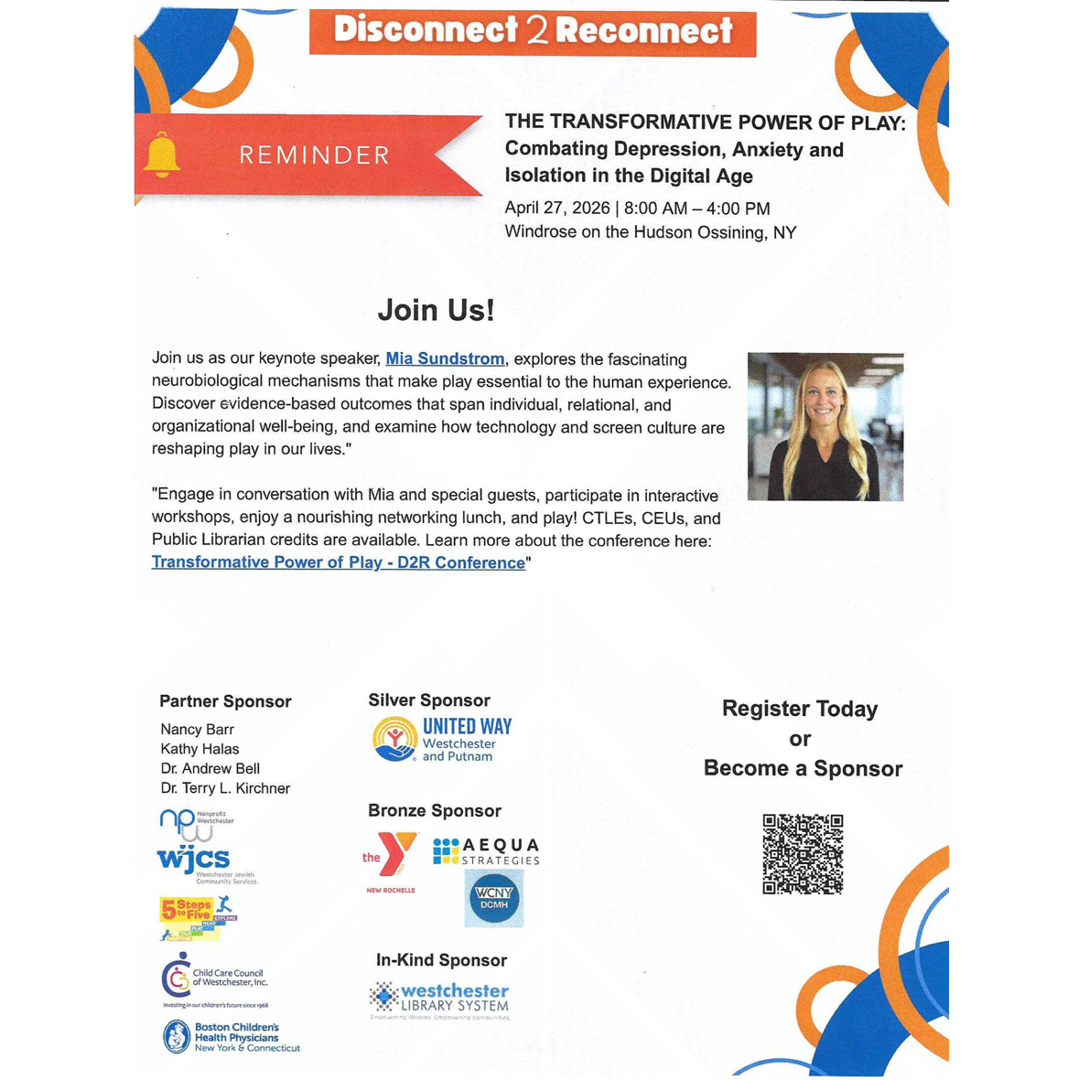 THE TRANSFORMATIVE POWER OF PLAY: Combating Depression, Anxiety and Isolation in the Digital Age