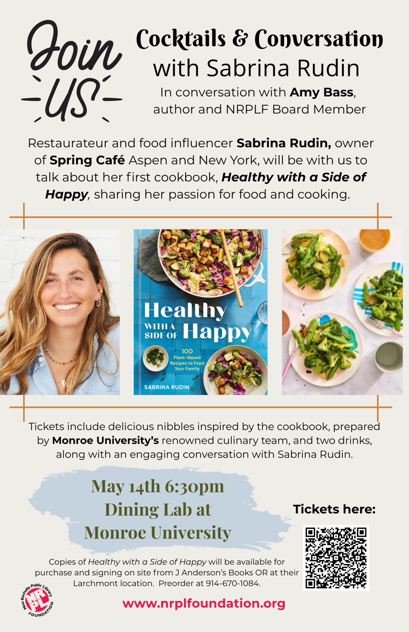 Cocktails & Conversation with Sabrina Rudin