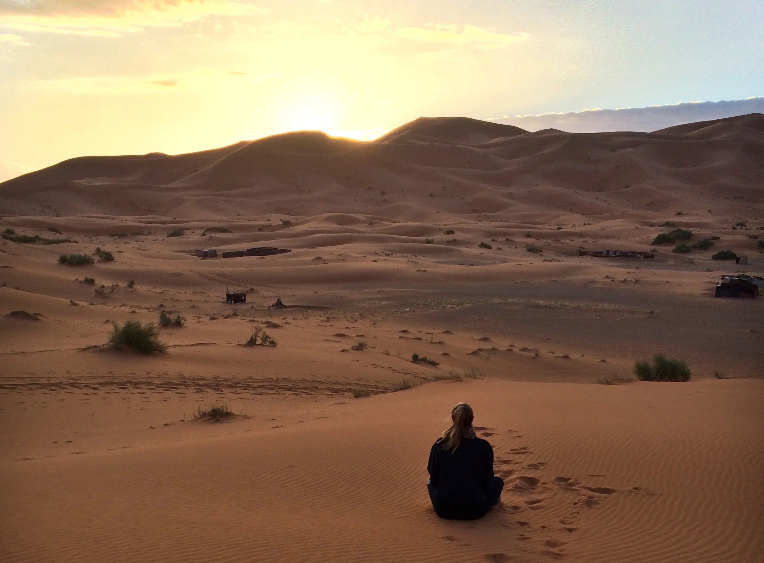 A Night in the Sahara Desert