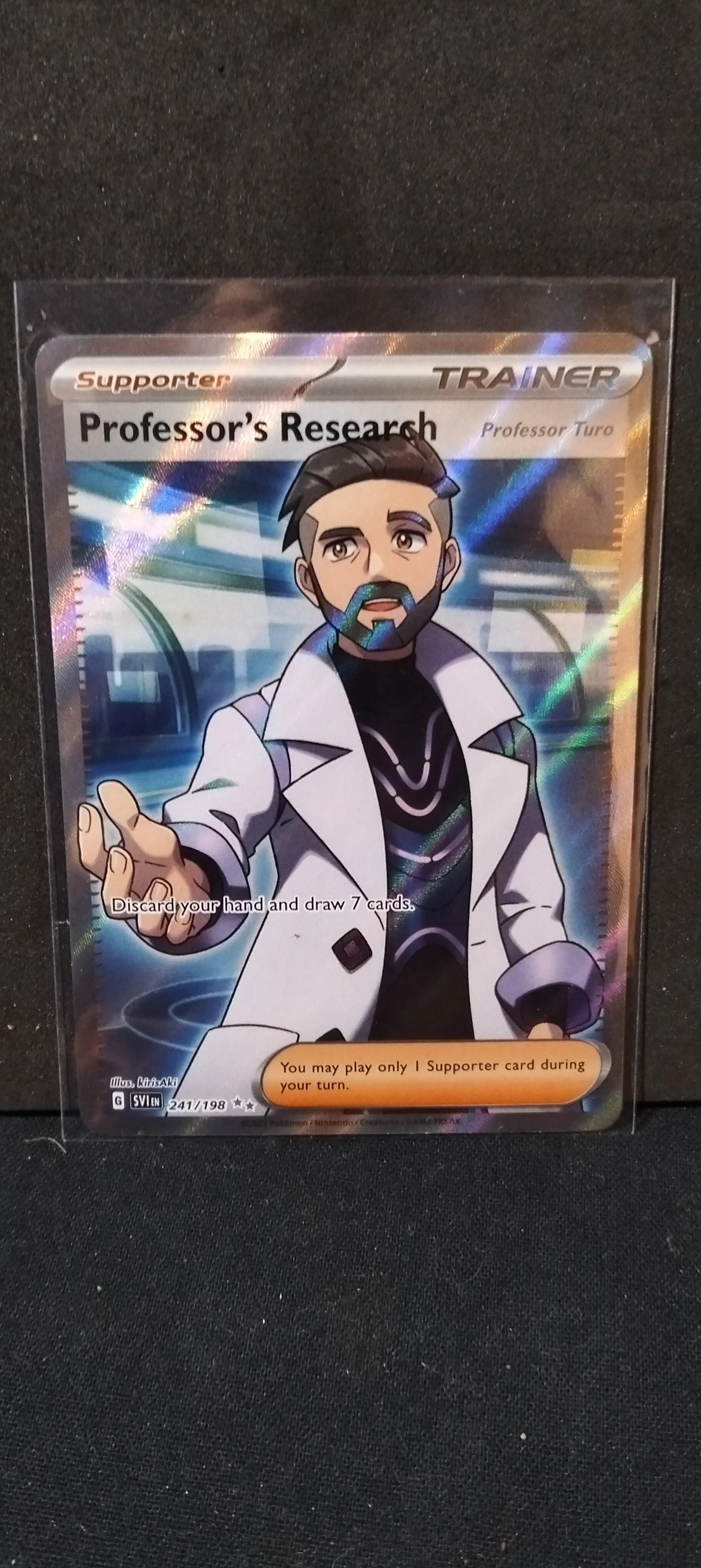 Professor's Research Trainer Card - Professor Turo