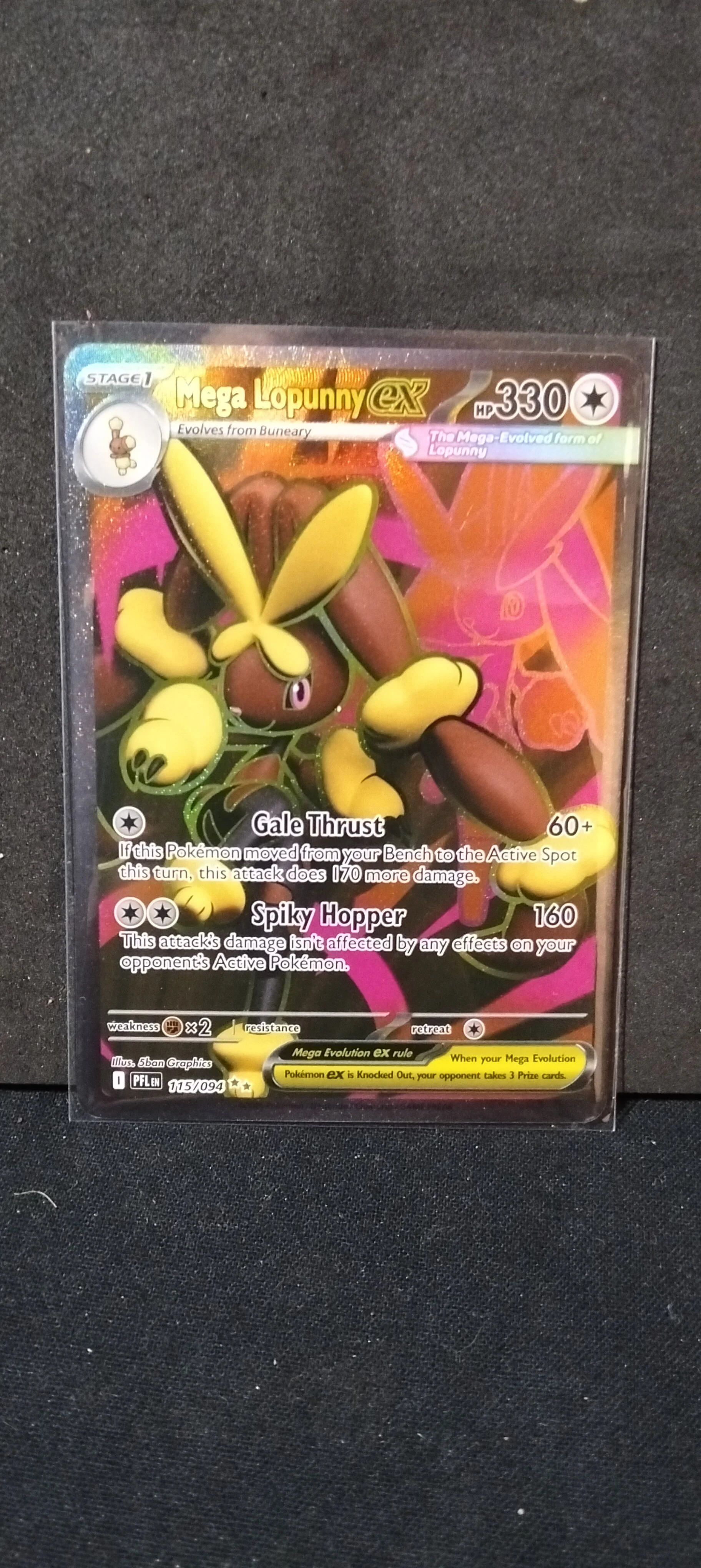 Mega Lopunny EX Pokémon Card