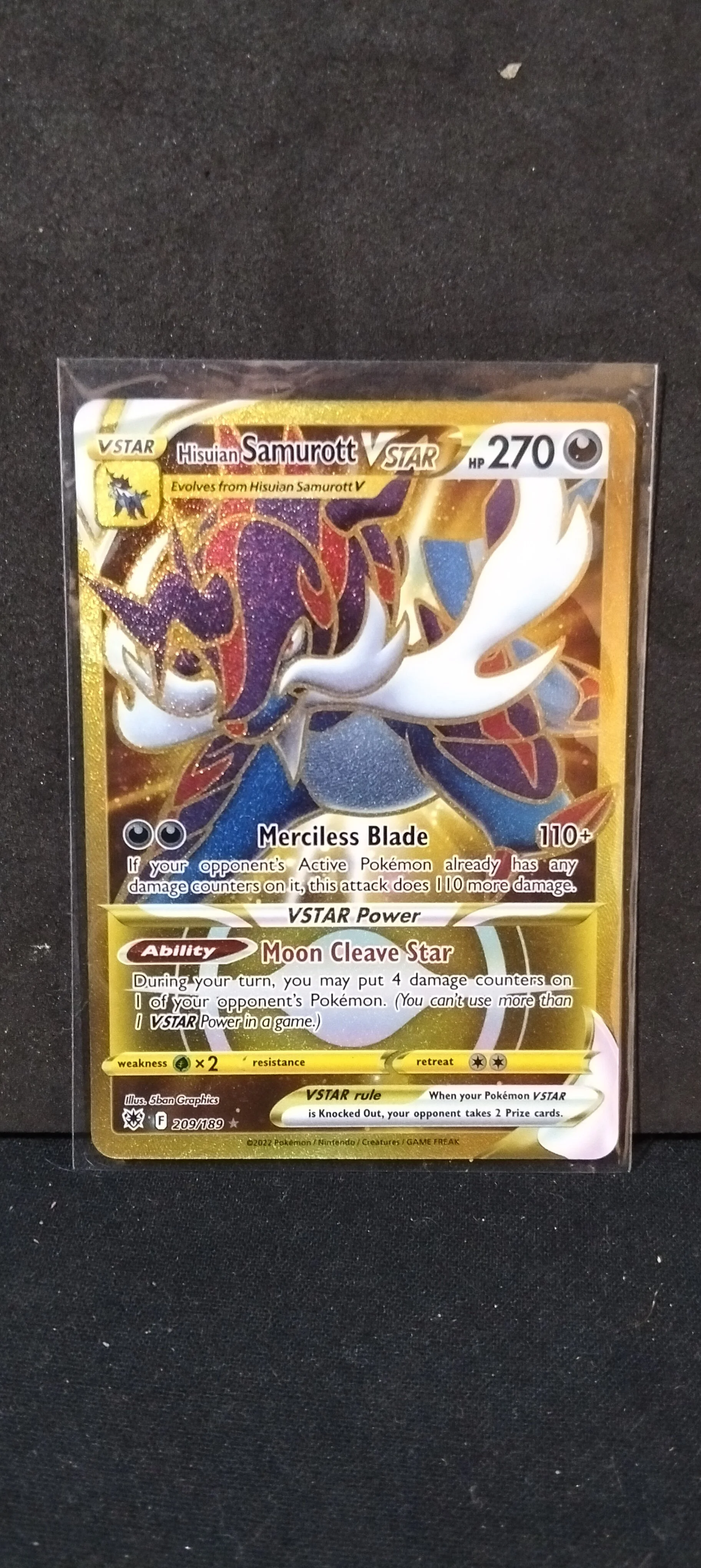 Hisuian Samurott VSTAR