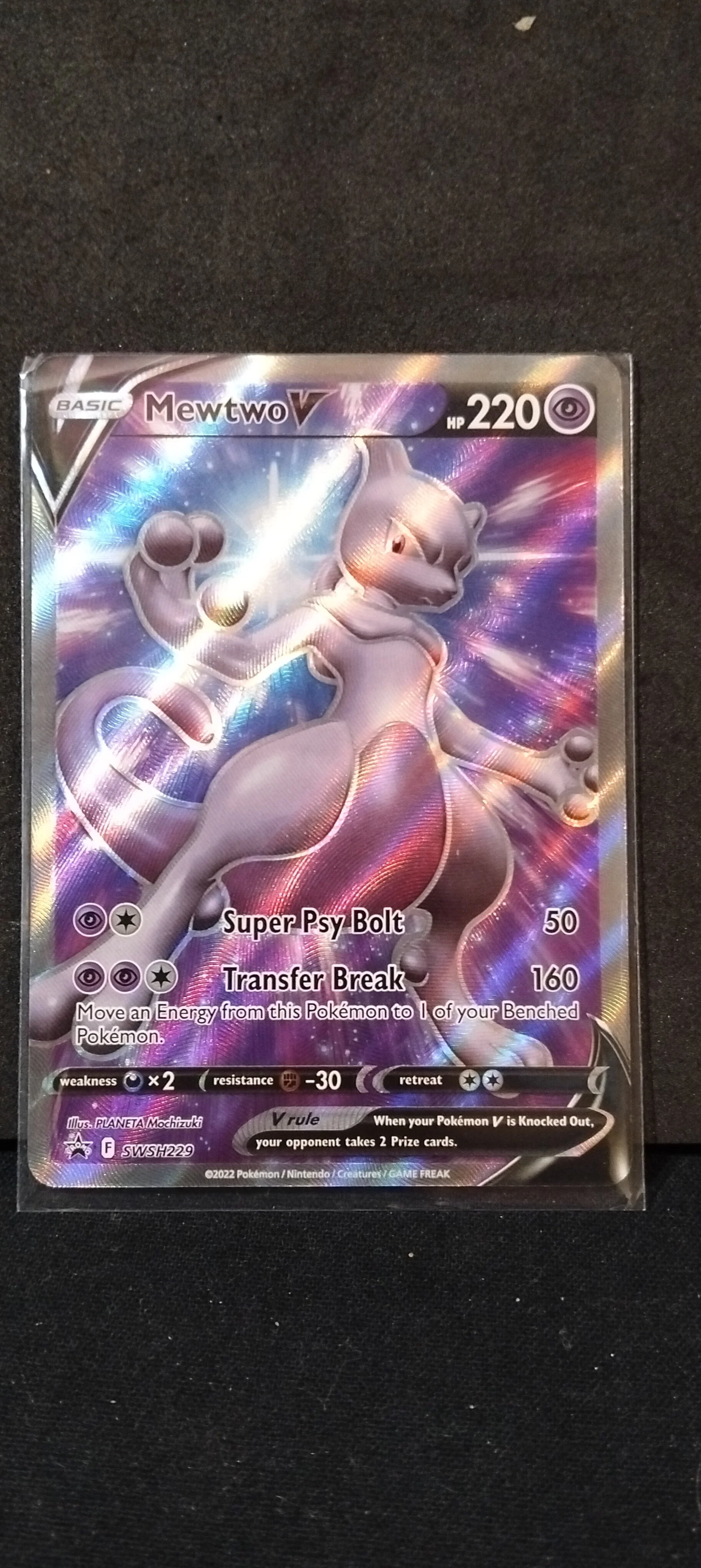 Mewtwo V Promo Card