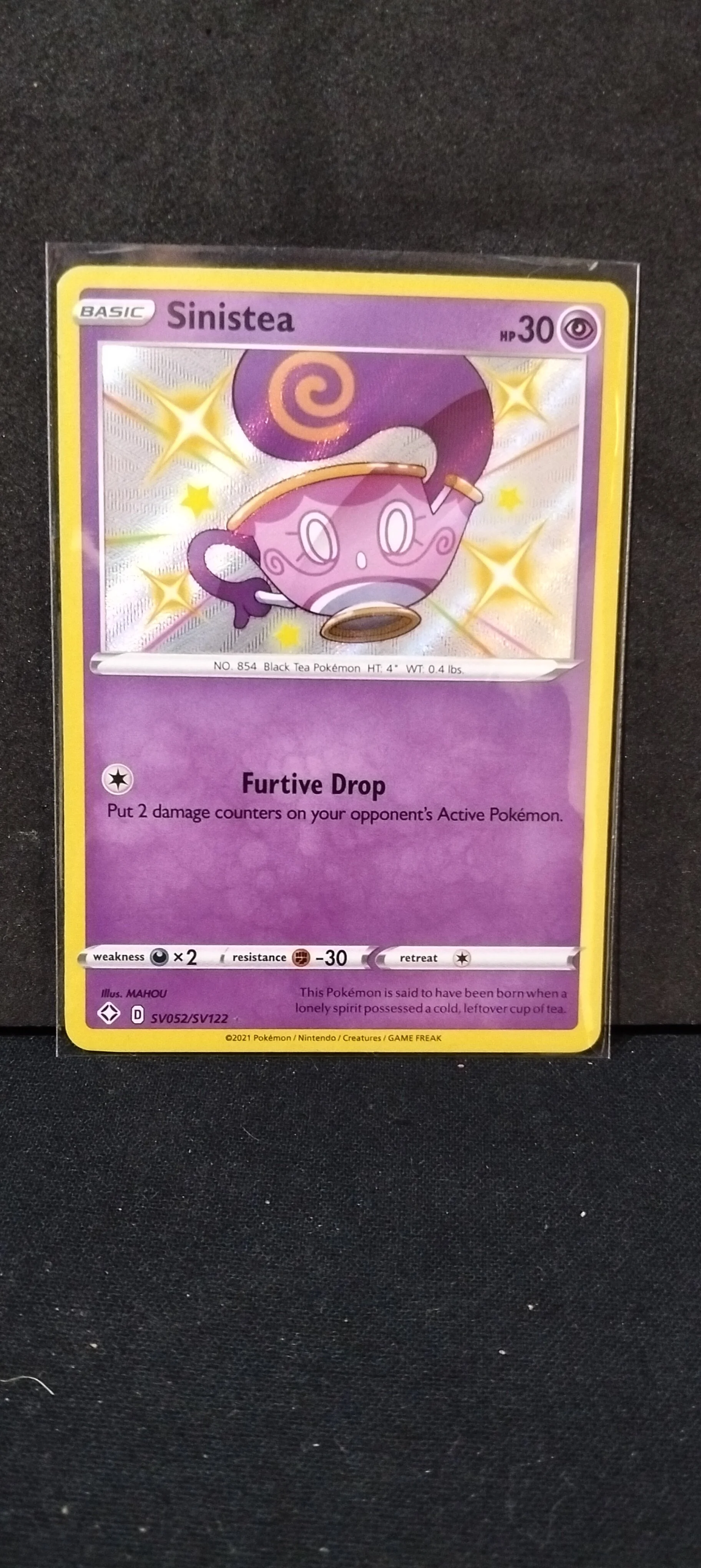 Sinistea Baby Shiny Card