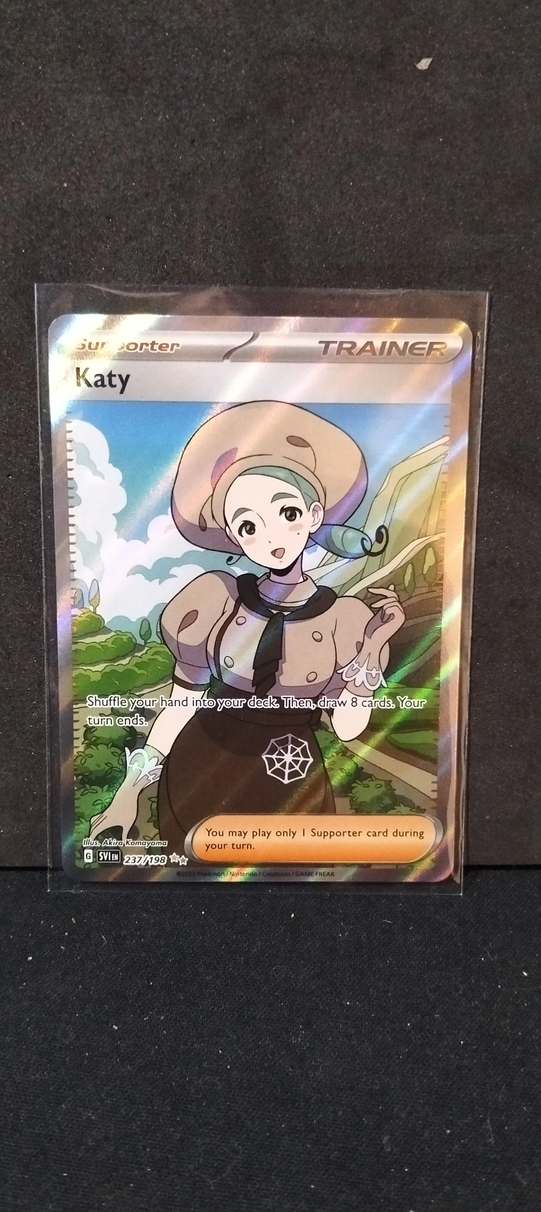 Katy Full Art Trainer Card