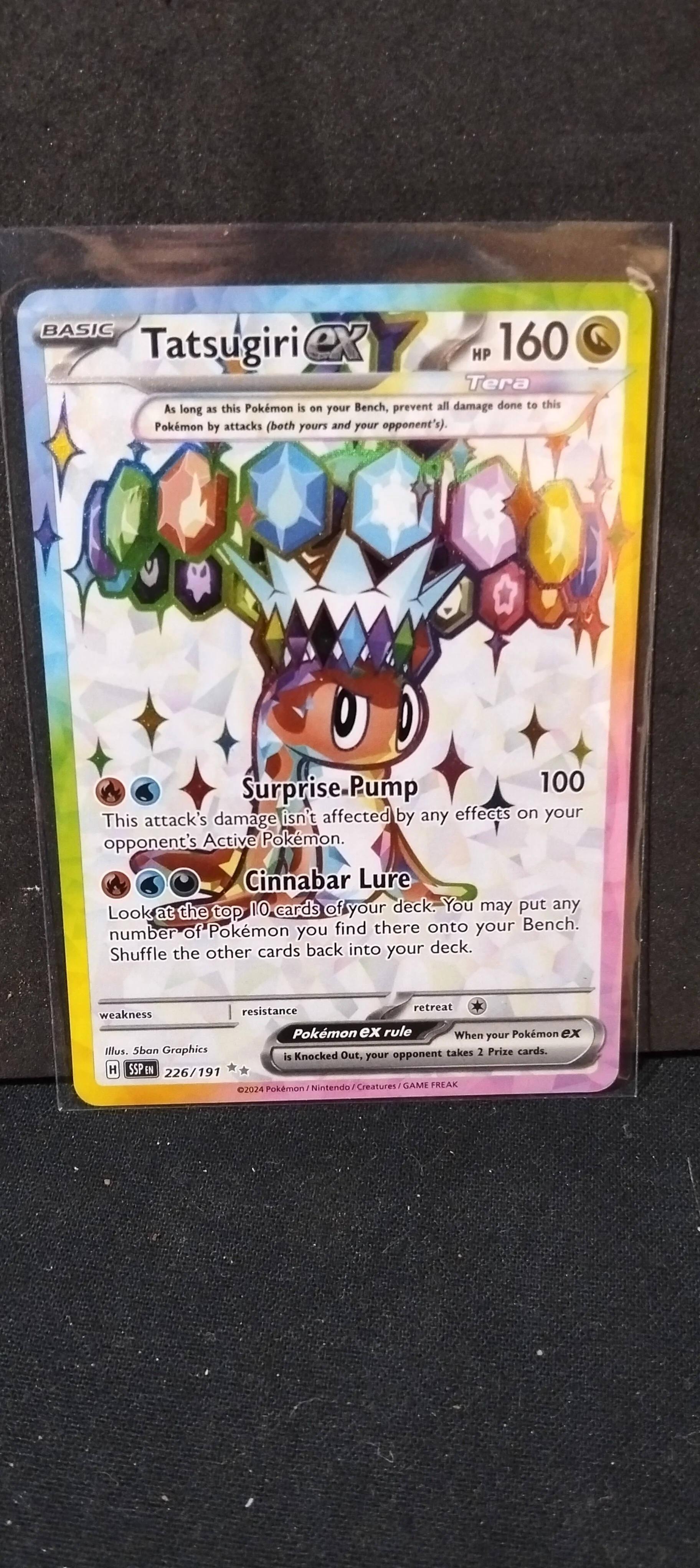 Tatsugiri EX Pokémon Card