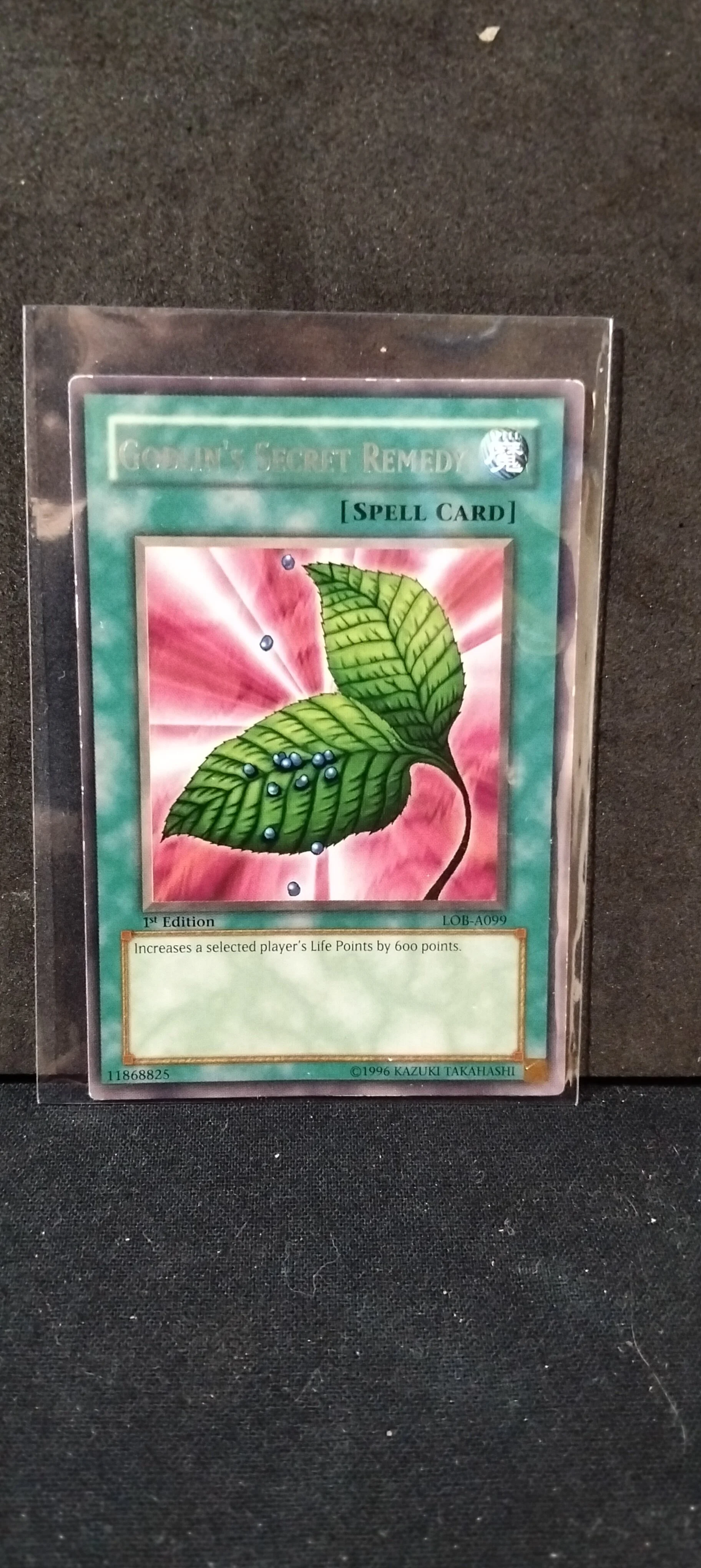 Goblin’s Secret Remedy Spell Card LOB 1st Edition