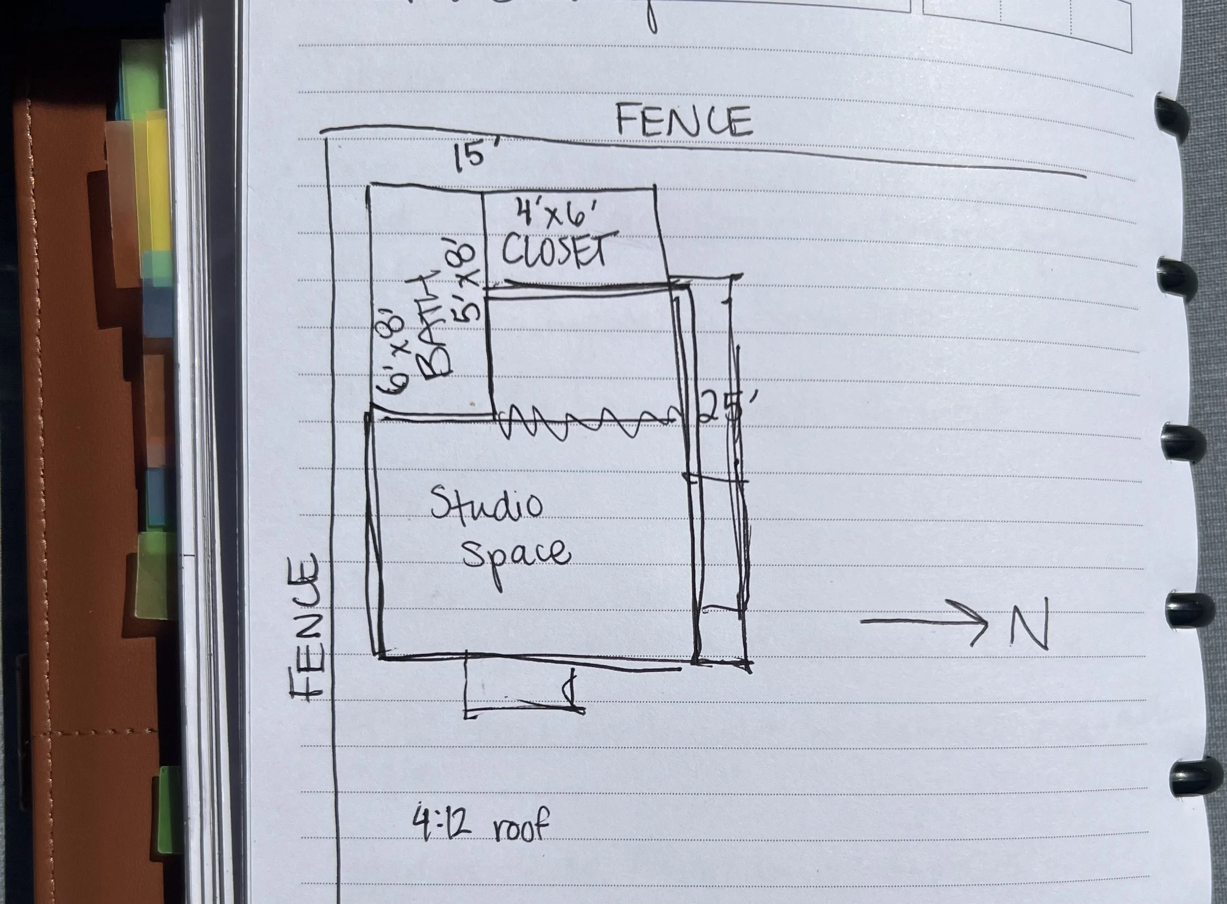 On Site Drawing from Meeting