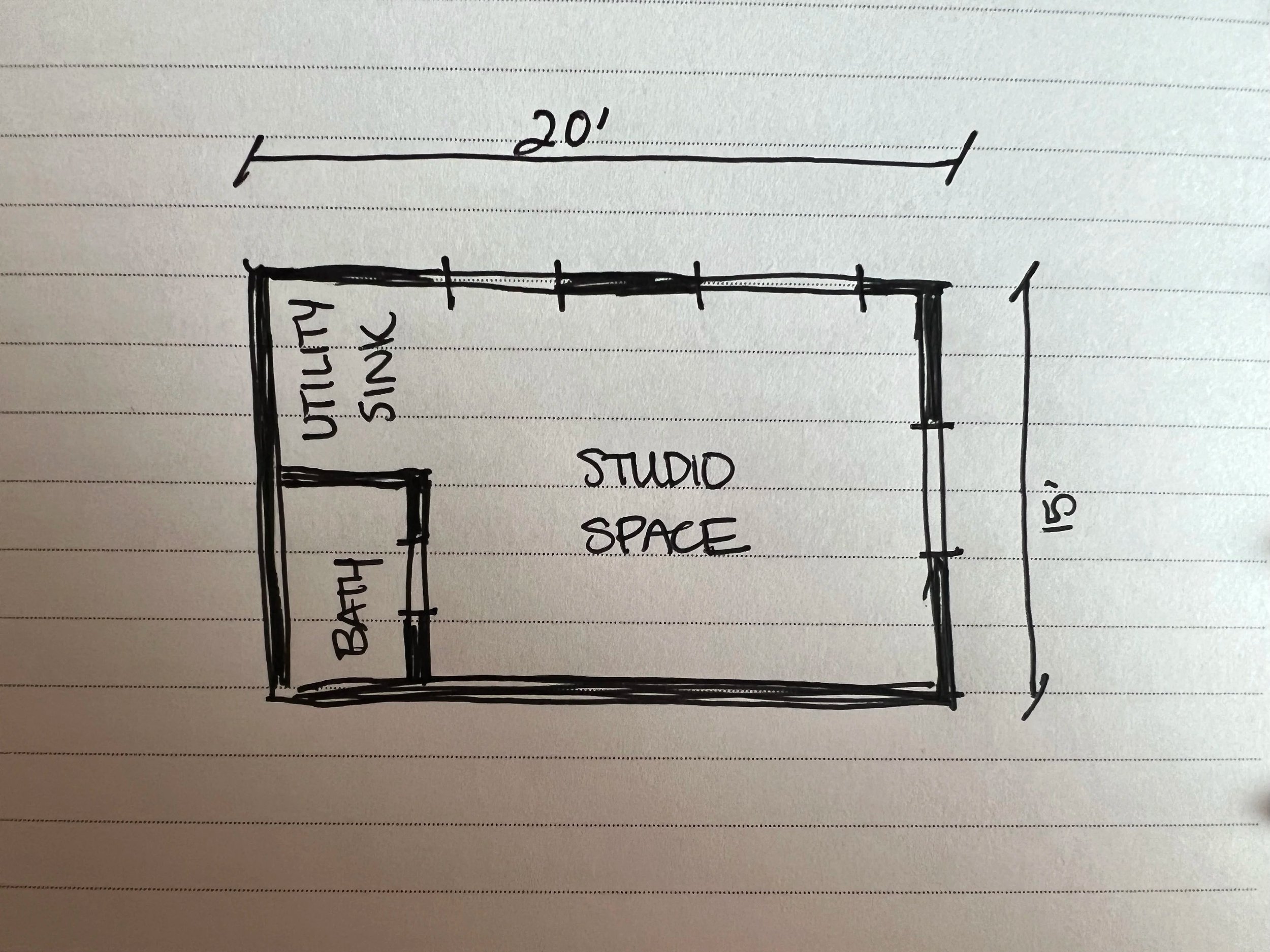 Final Sketch/Draft of Floor Plan