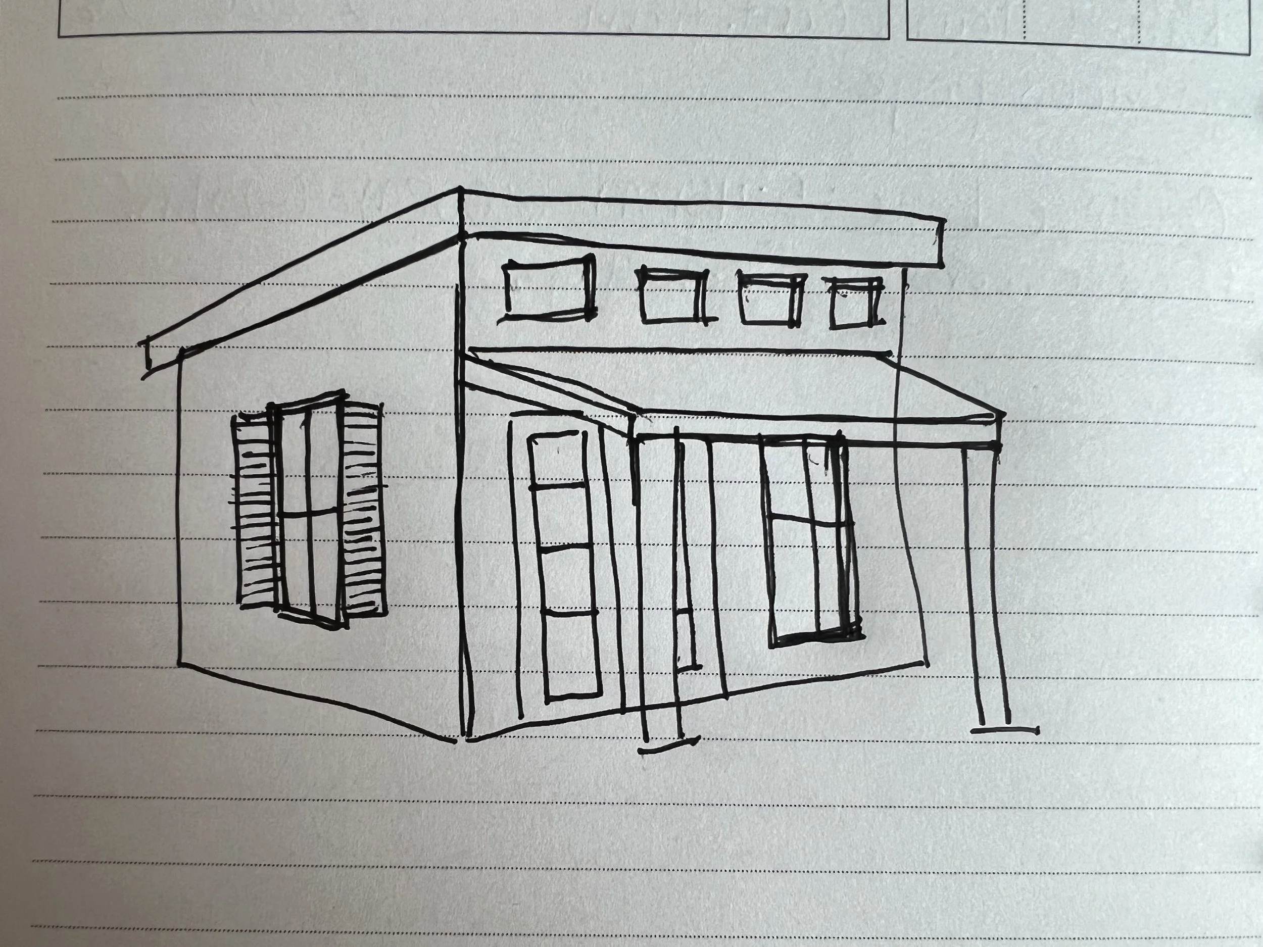 Final Drawn Version - Loose Sketch After Changes