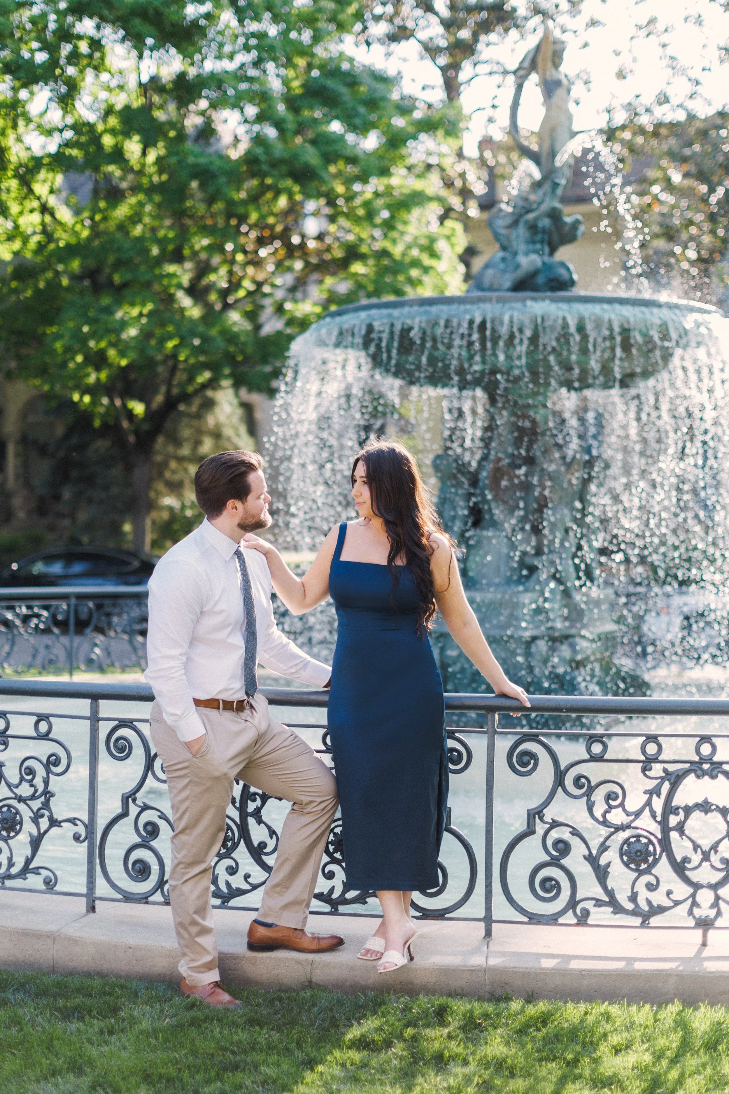 Soft Smiles at the Fountain.JPG