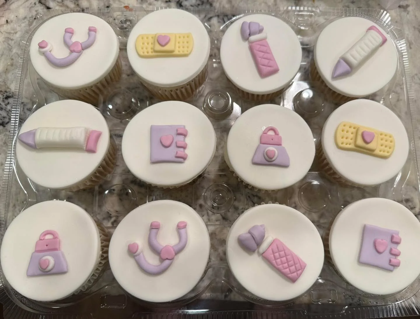 Dye-free cupcake toppers made with Chefmate natural food coloring.