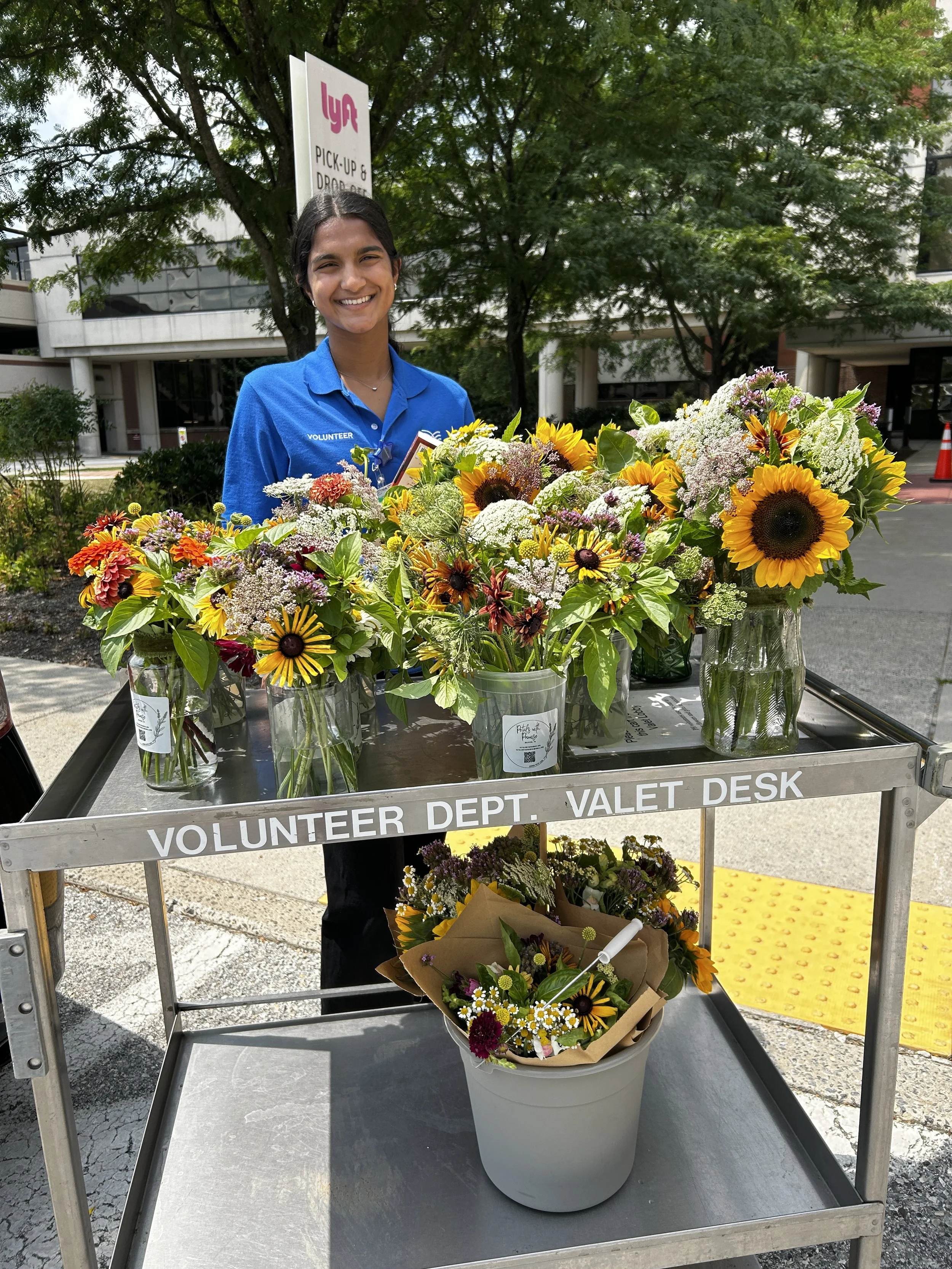 Some beautiful summer flowers from our garden for the patients of Paoli Hospital - 7/27/26!