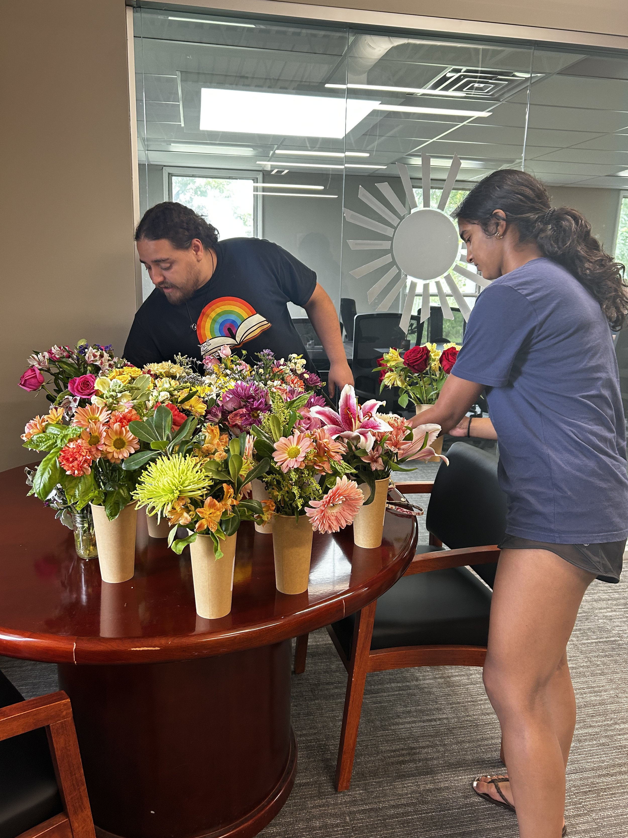 Beautiful flowers to bring some joy to patients at Holisticare Hospice - 8/18! Thank you Whole Foods Markets for your generous flower donation!