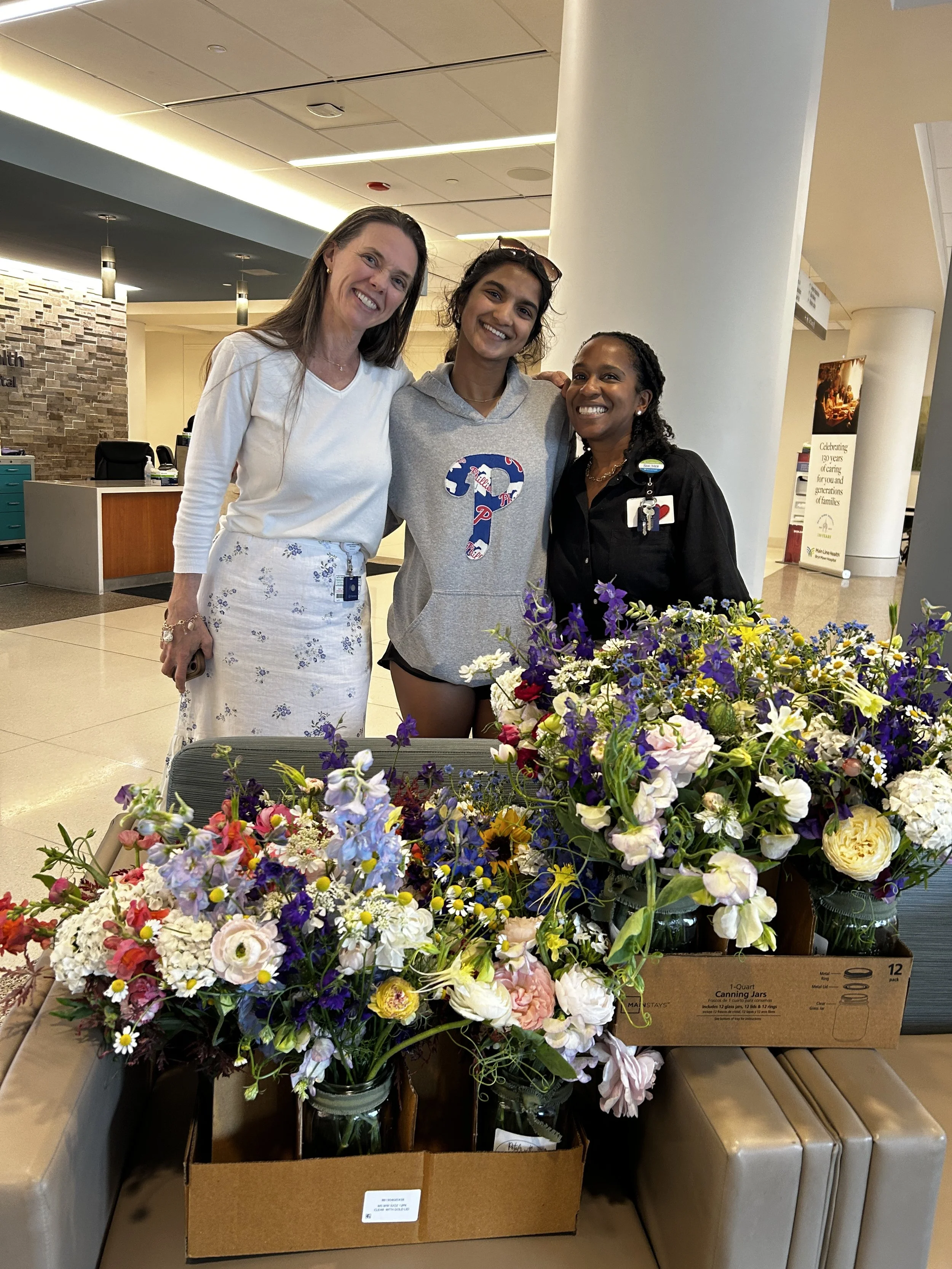 Our first donation to Bryn Mawr Hospital on June 8th!