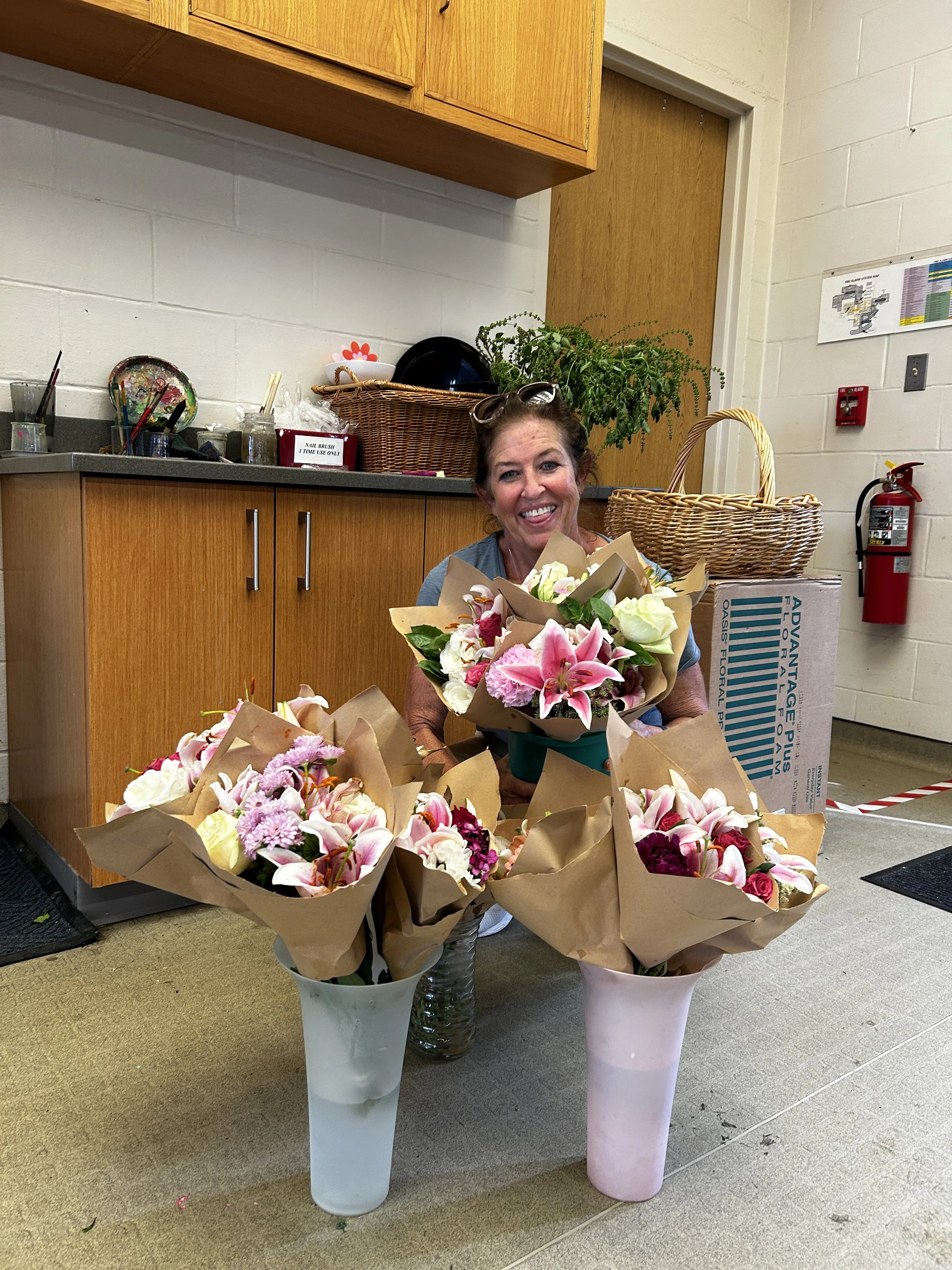 9/1 - Beautiful flowers gifted to brighten the days for patients at Bryn Mawr Rehab Hospital!