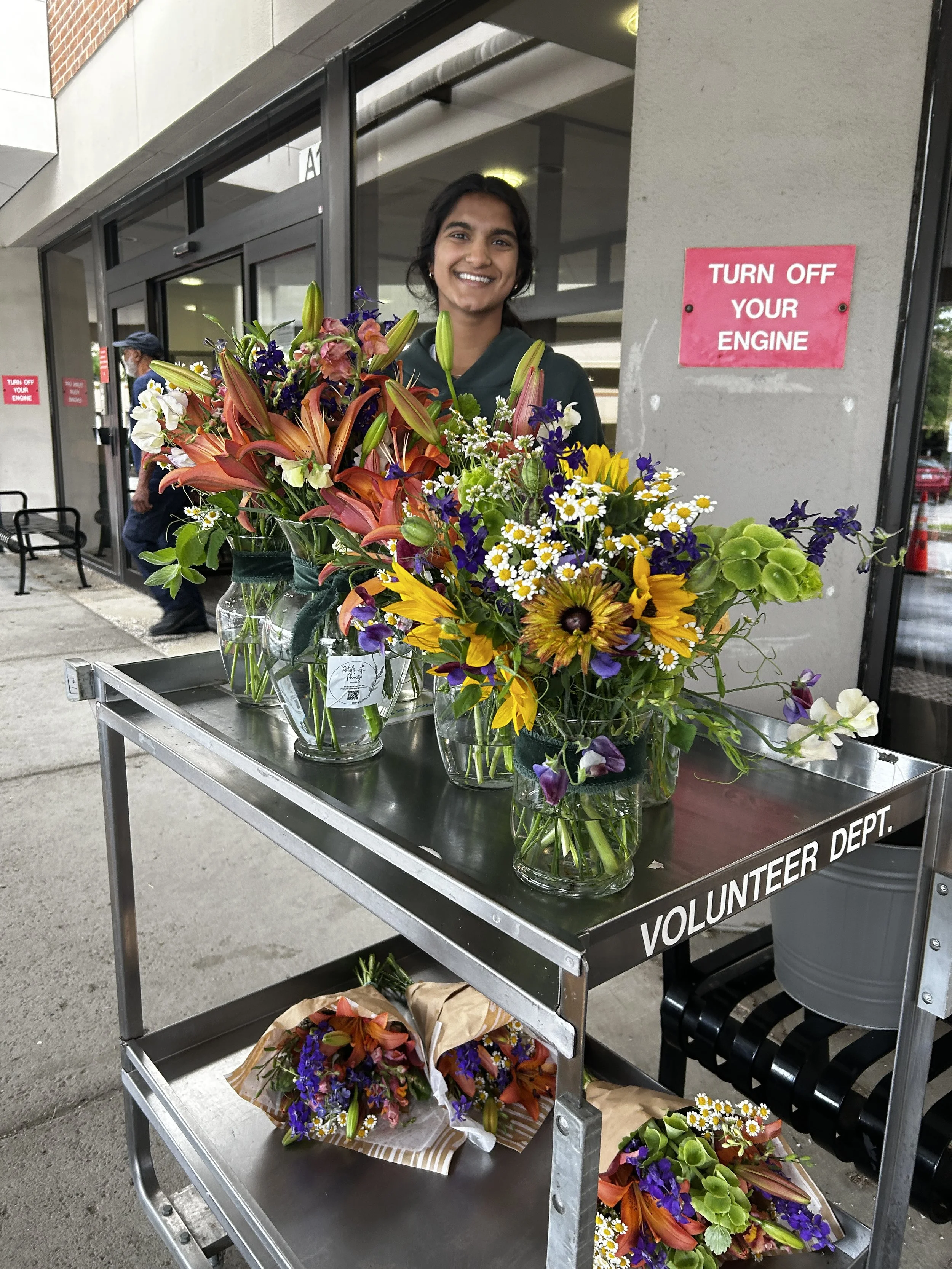 Gathered from our garden for Paoli Hospital! June 23rd