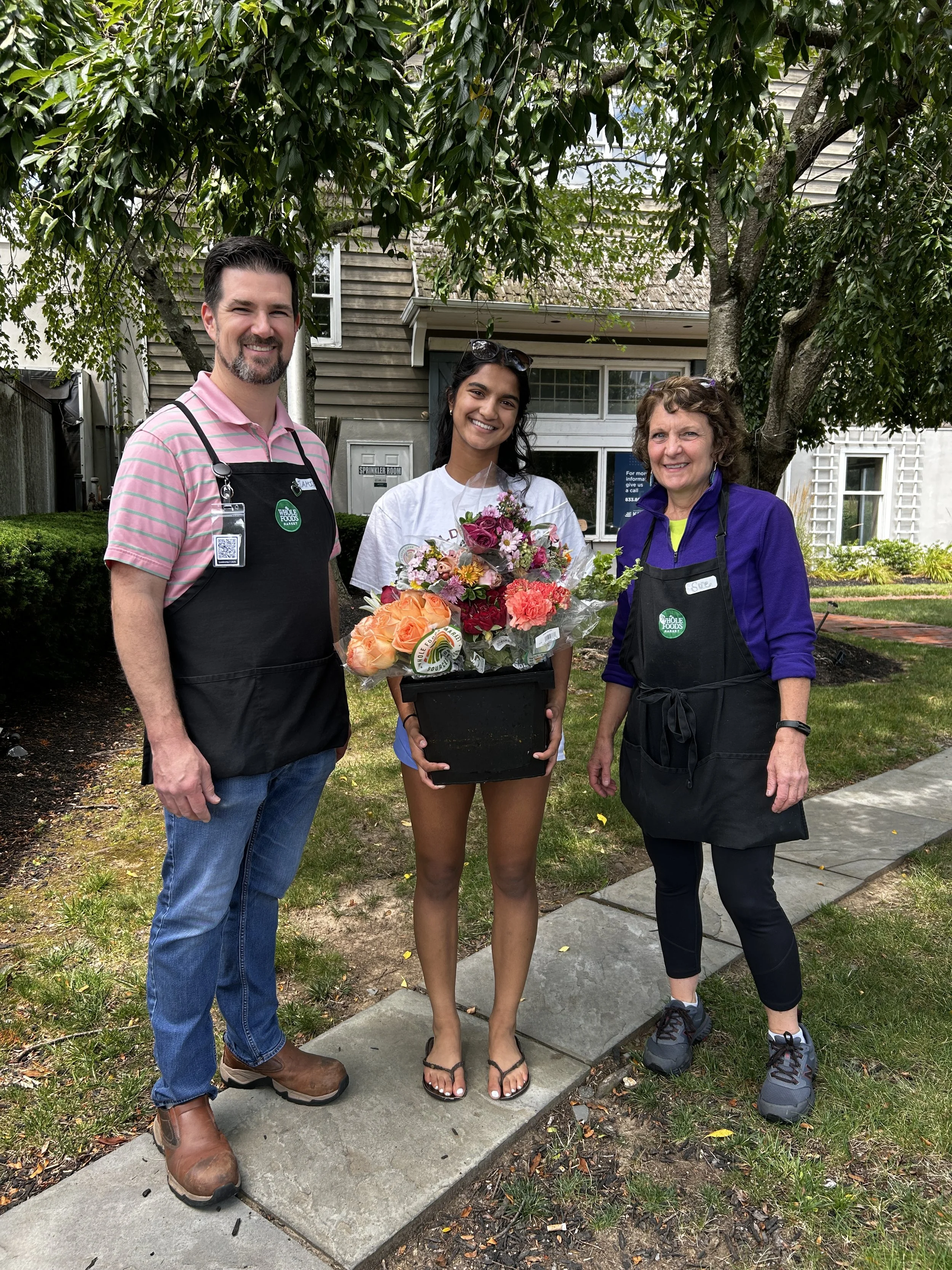 A wonderful partnership with Whole Foods will enable us to continue providing flowers to our community!