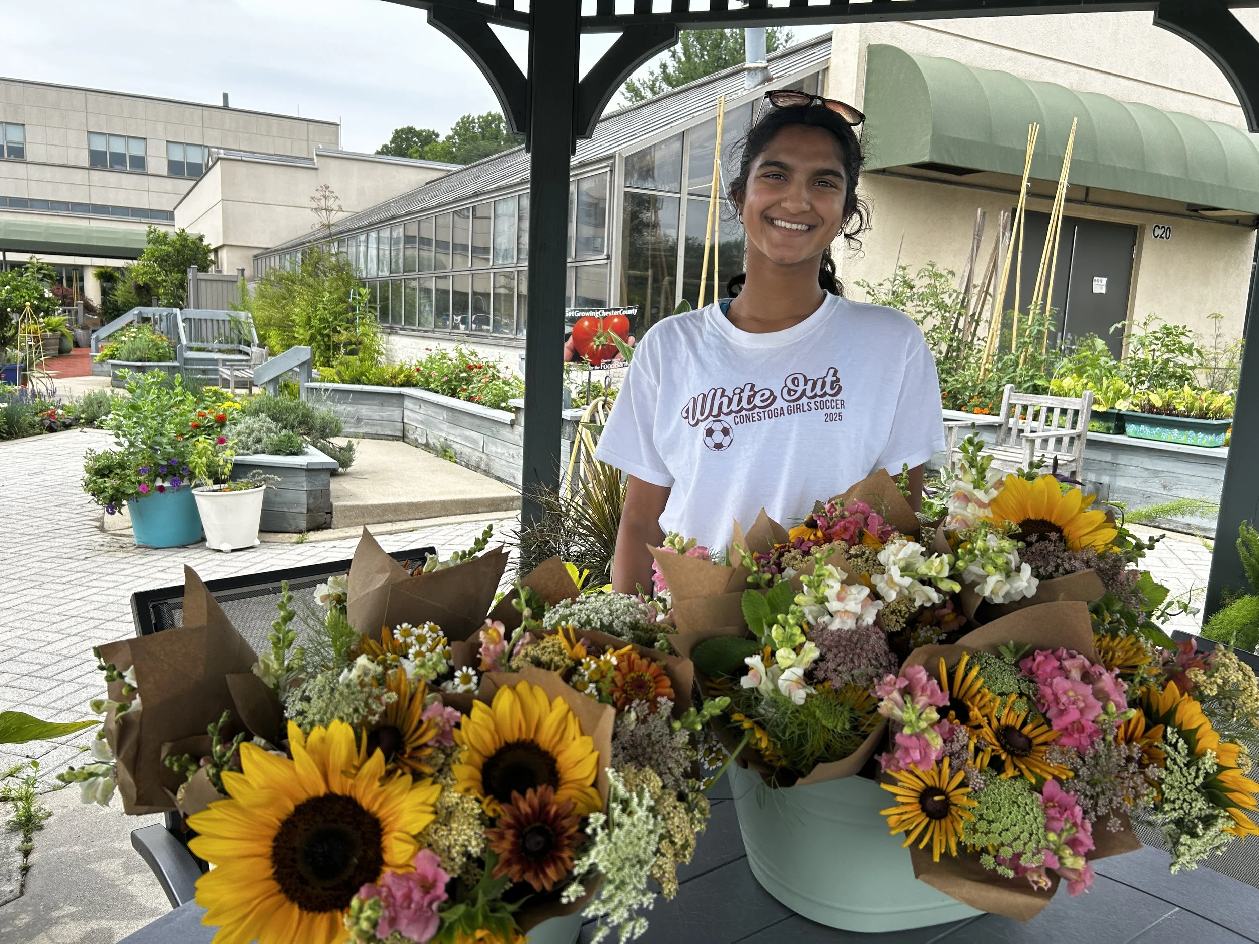 From our garden for the patients of Bryn Mawr Rehab hospital - 7/10/26!