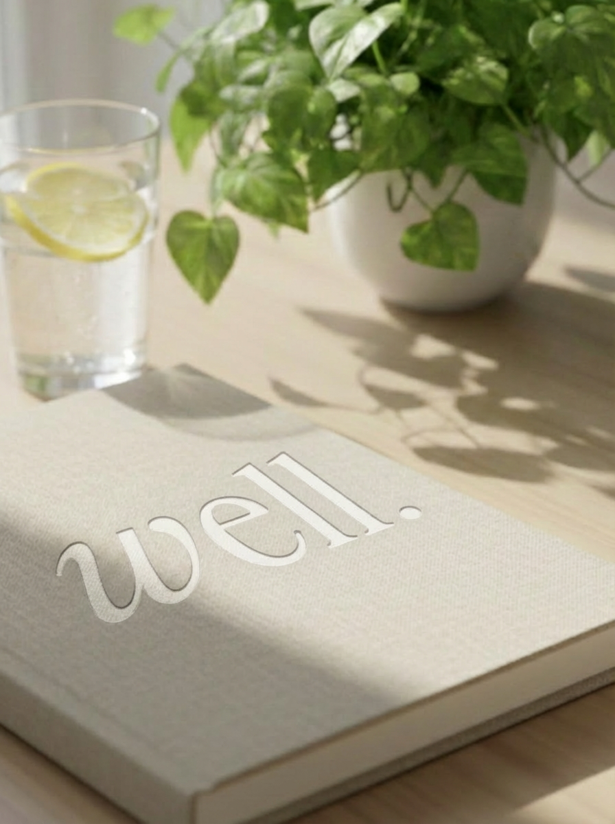Well By Mary B Notebook with Lemon Water