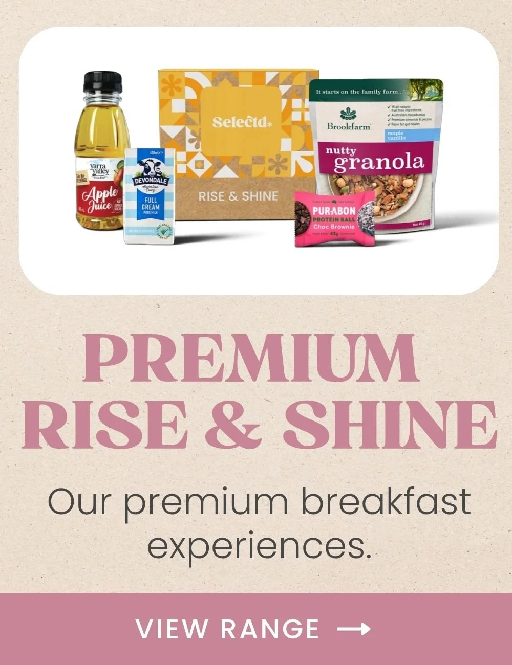 Premium Rise & Shine Breakfast Packs