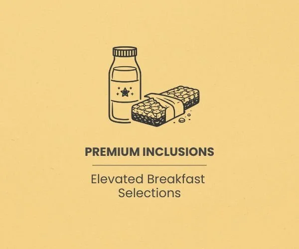 Breakfast Packs with Premium Inclusions