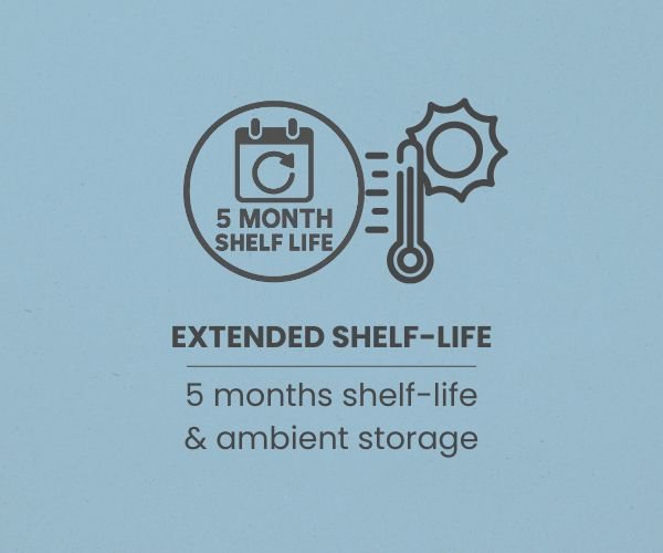 5-Months Shelf Life